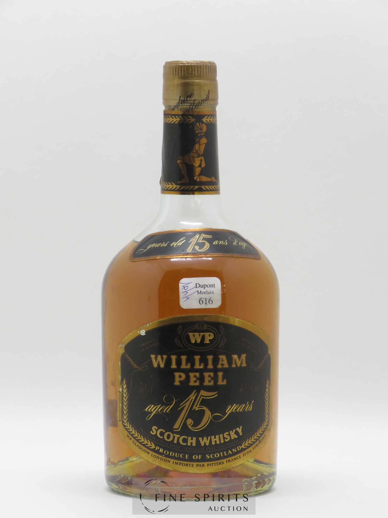 William Peel 15 years Of. Pitters Import - Lot of 1 bottle - 0