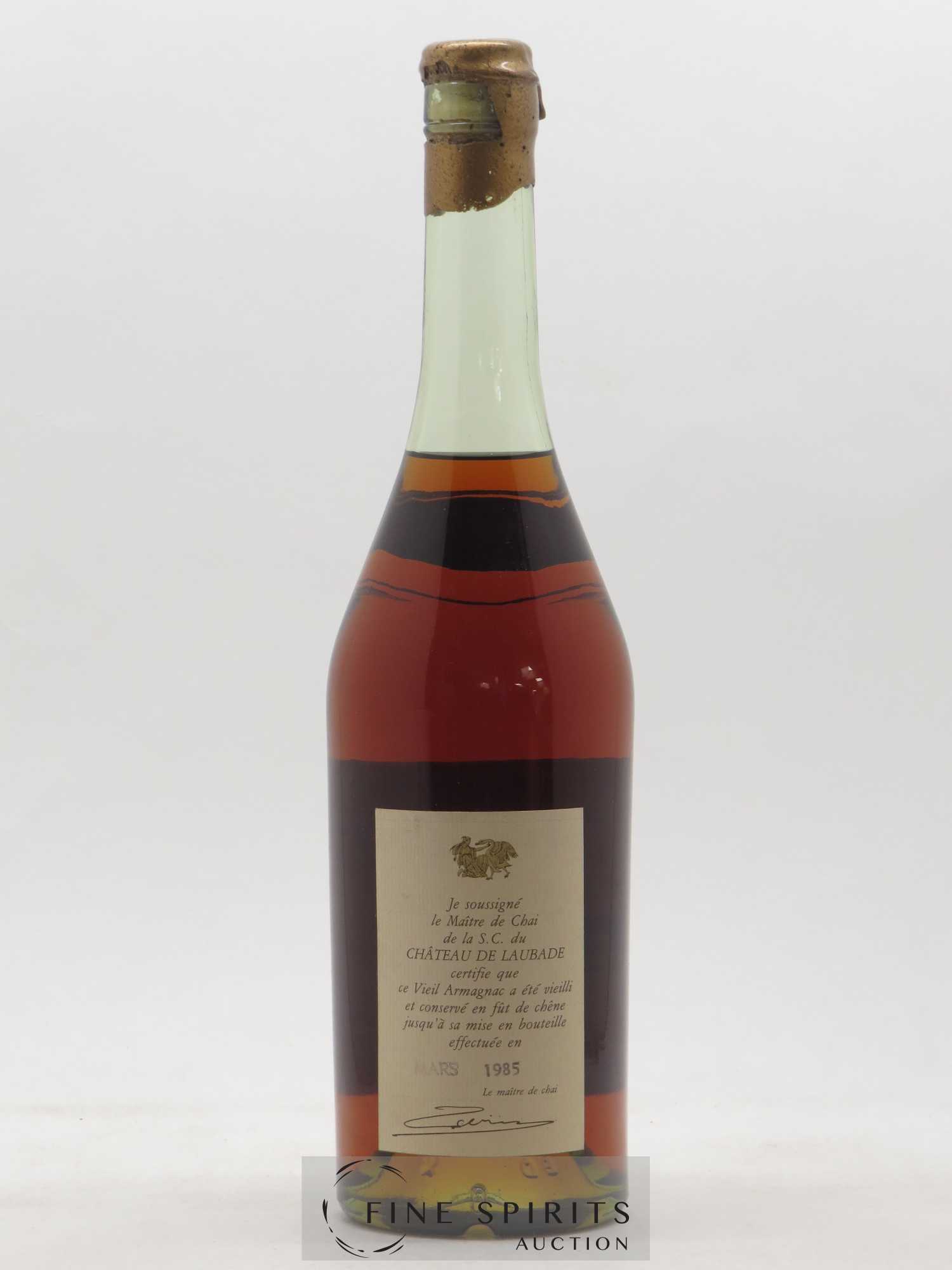 Château de Laubade 1945 Of. bottled 1985 - Posten von 1 Flasche - 1