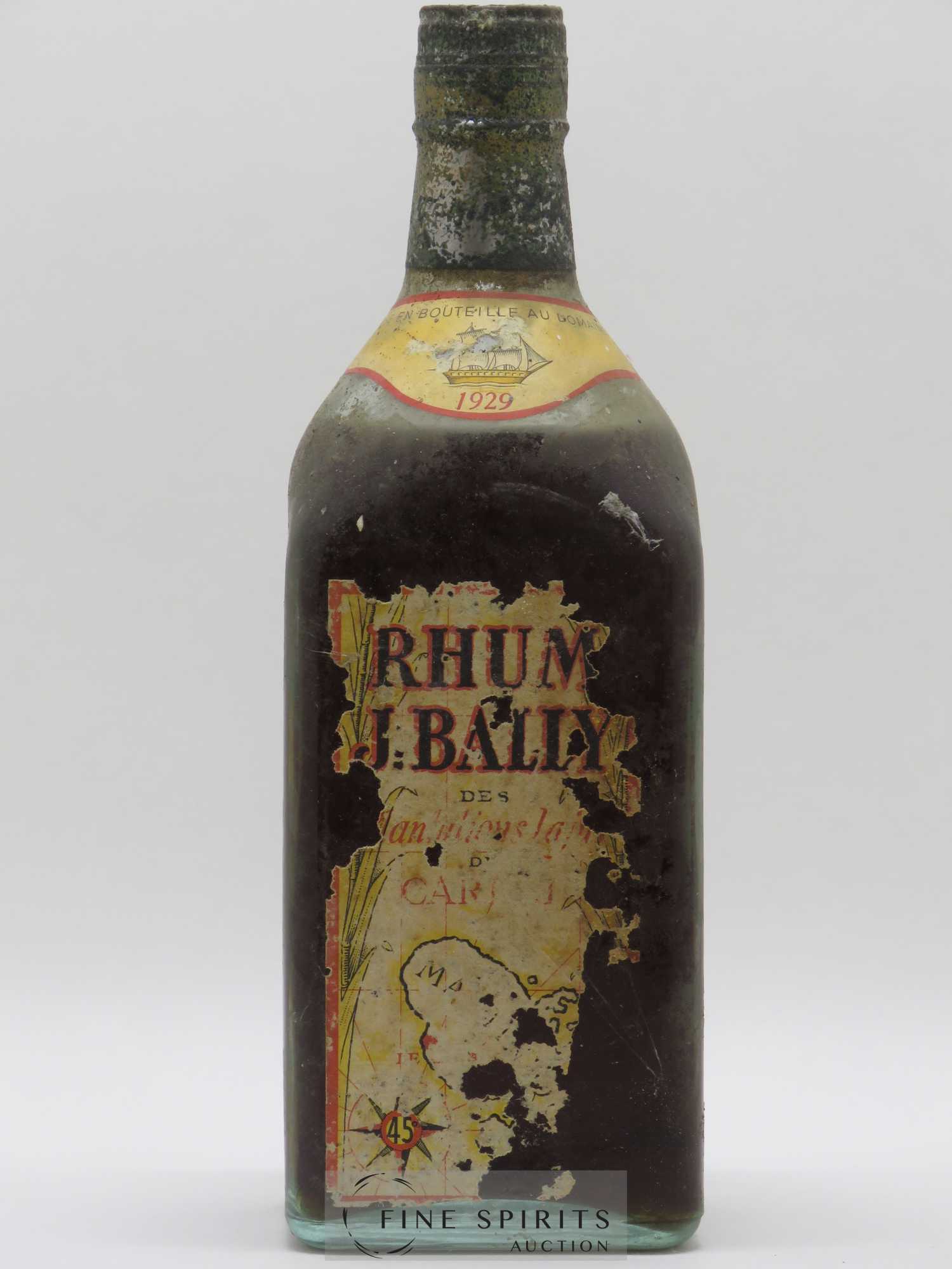 J. Bally 1929 Of. Carbet - Lot de 1 bouteille - 1
