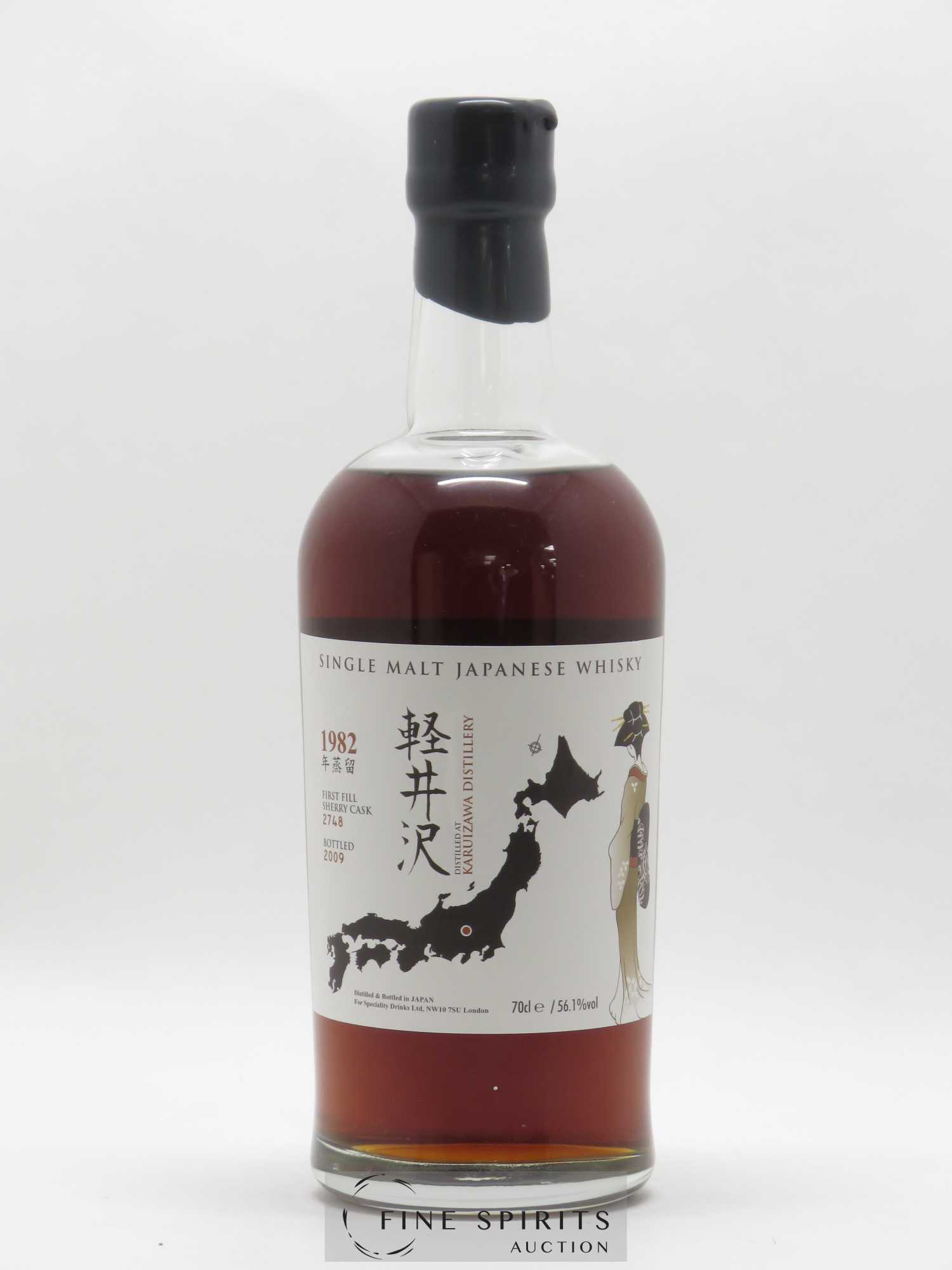 Karuizawa 1982 Of. First Fill Sherry Cask n°2748 - bottled in 2009 Speciality Drinks - Lot de 1 bouteille - 1