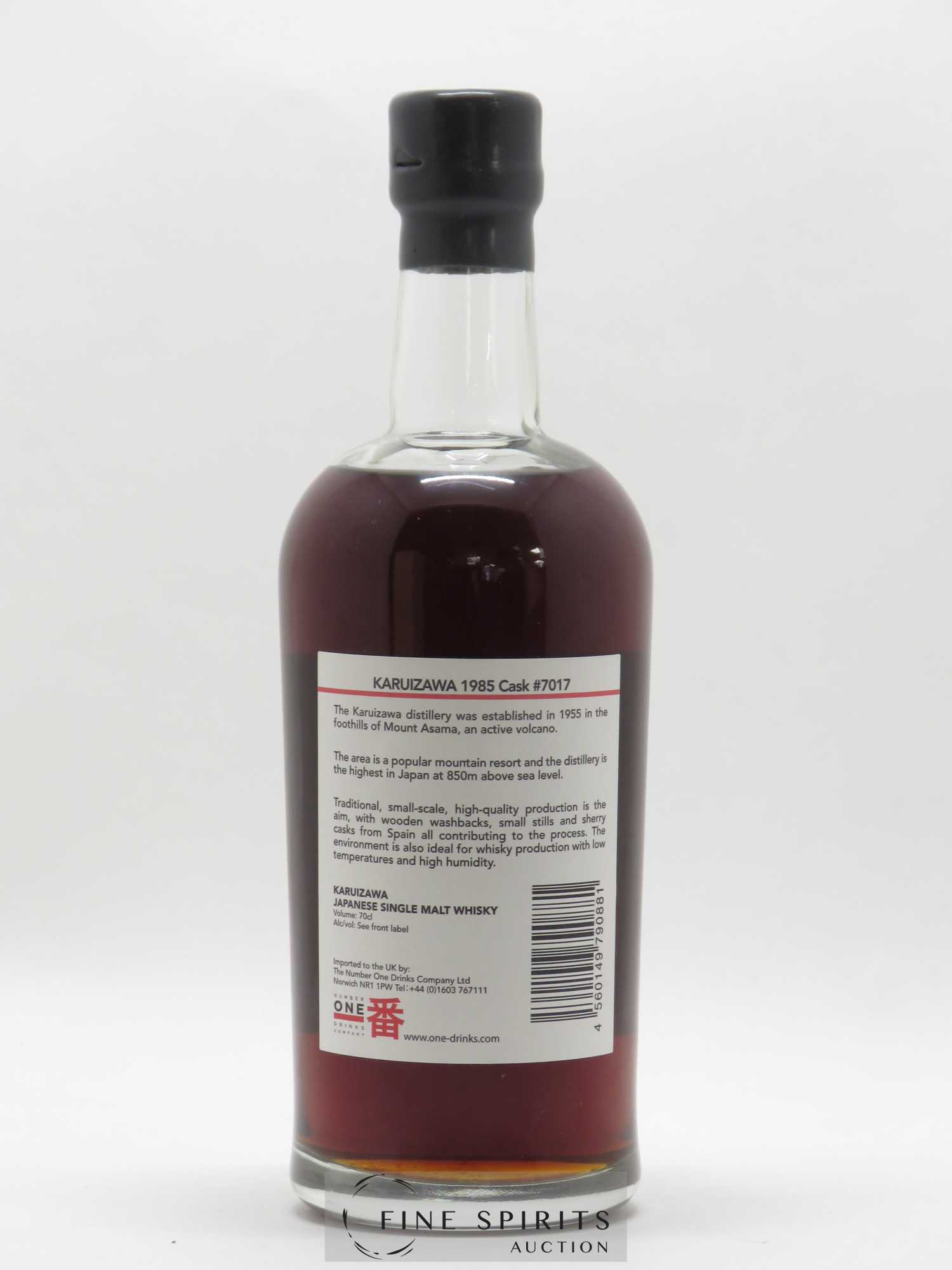 Karuizawa 1985 Number One Drinks Vintage Single Cask n°7017 - bottled 2009 - Lot de 1 bouteille - 2