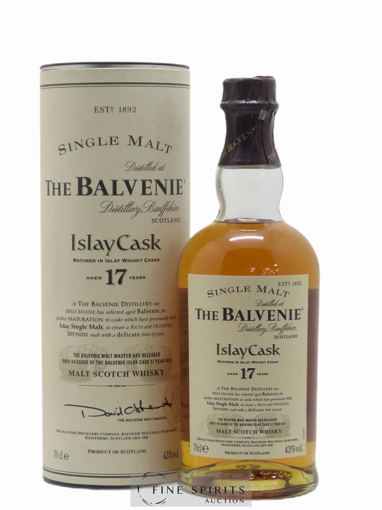 Balvenie (The) 17 years Of. Islay Cask - Lot de 1 bouteille - 0