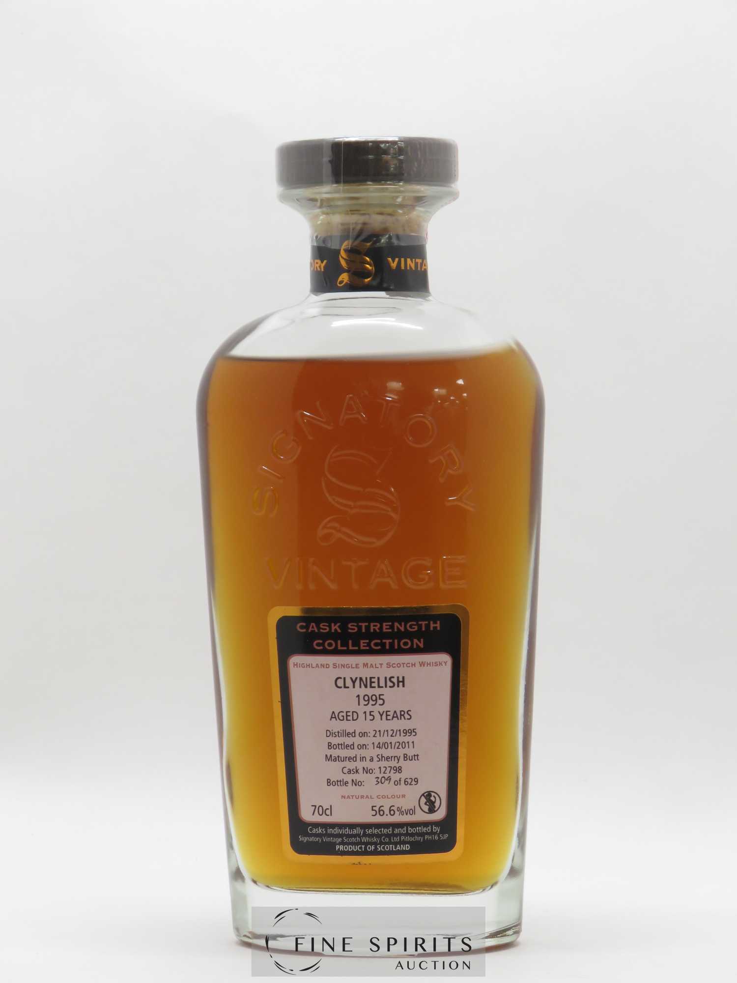 Clynelish 15 years 1995 Signatory Vintage Cask n°12798 - One of 629 - bottled 2011 Cask Strength Collection - Posten von 1 Flasche - 1