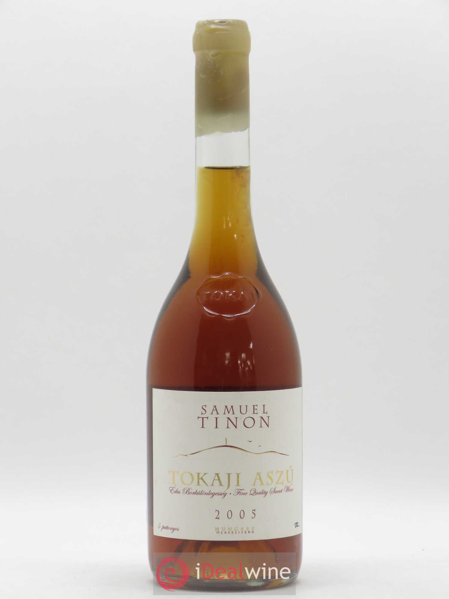 Tokaji Aszu 5 Puttonyos Samuel Tinon 2005 - Posten von 1 Flasche - 0