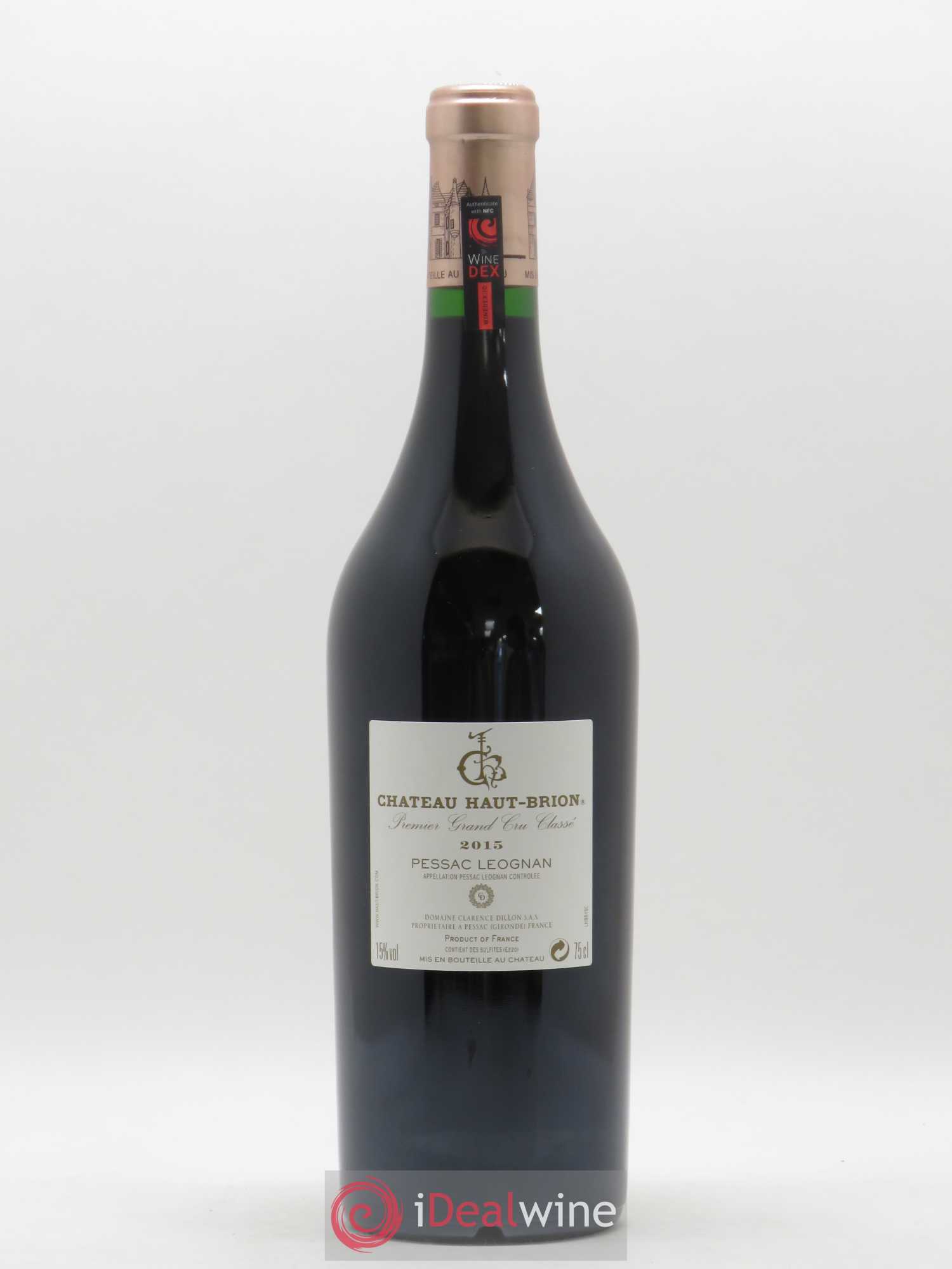 Château Haut Brion 1er Grand Cru Classé 2015 - Lot de 1 bouteille - 1