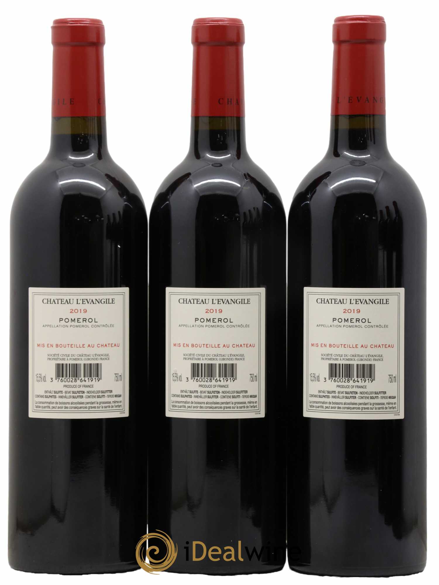 Château l' Évangile  2019 - Lotto di 6 bottiglie - 2