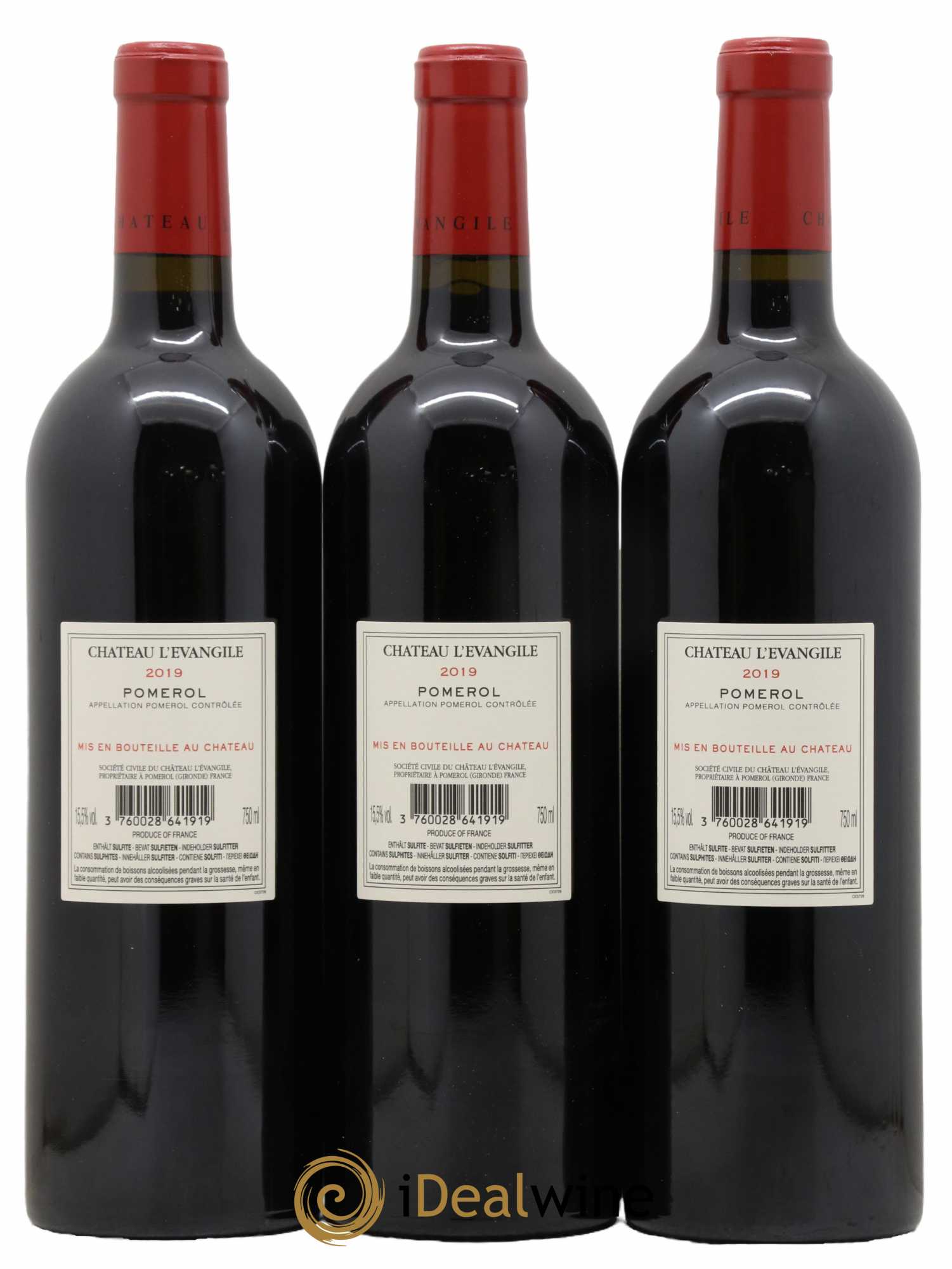 Château l' Évangile  2019 - Lotto di 6 bottiglie - 4