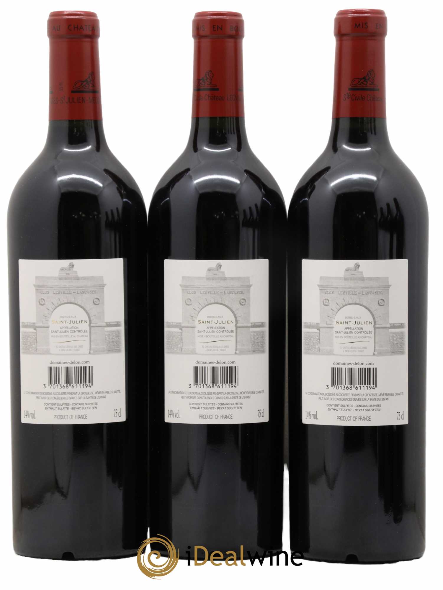 Château Léoville Las Cases 2ème Grand Cru Classé 2019 - Lot de 6 bouteilles - 2