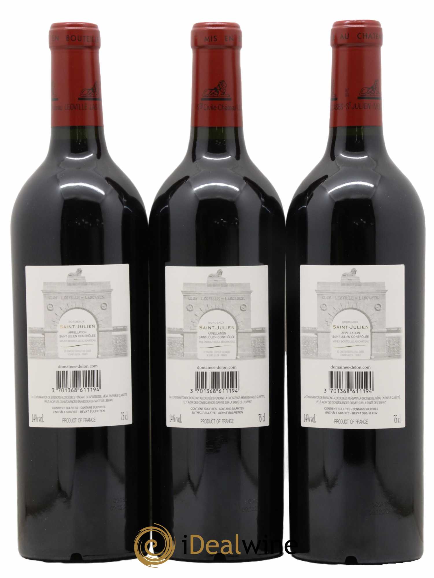 Château Léoville Las Cases 2ème Grand Cru Classé 2019 - Lot de 6 bouteilles - 4