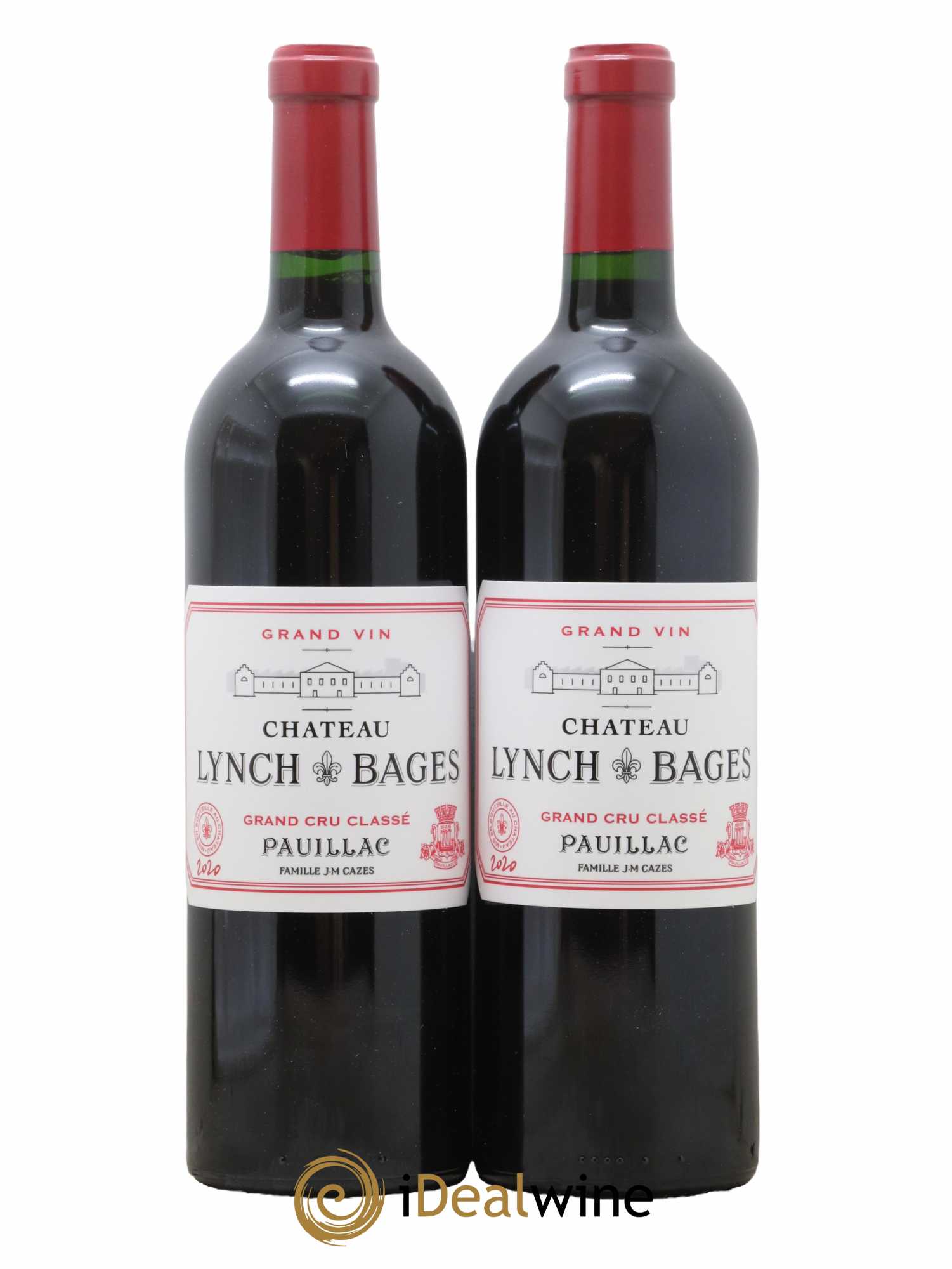 Château Lynch Bages 5ème Grand Cru Classé 2020 - Lot de 2 bouteilles - 0