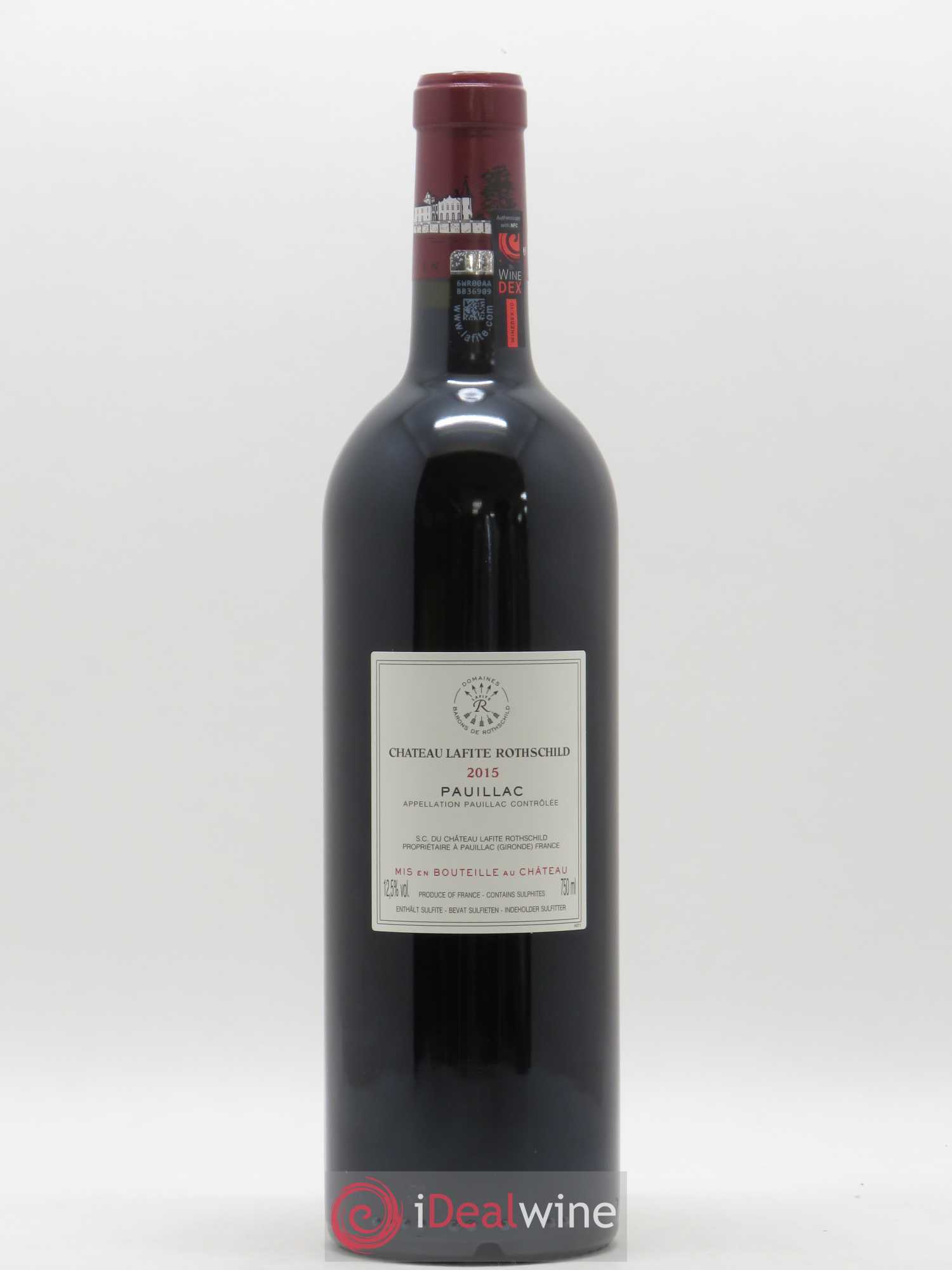 Château Lafite Rothschild 1er Grand Cru Classé 2015 - Lot de 1 bouteille - 1