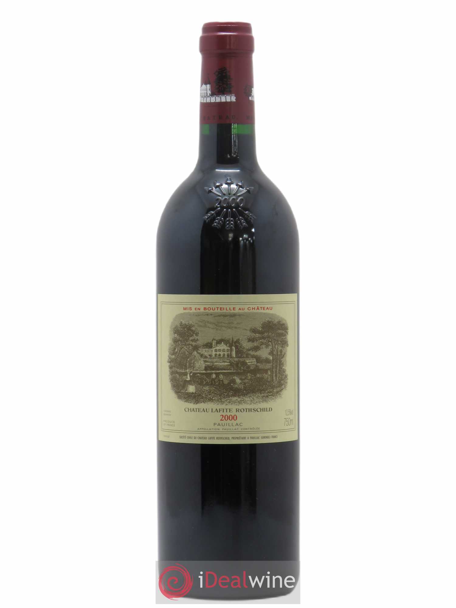 Château Lafite Rothschild 1er Grand Cru Classé 2000 - Lot de 1 bouteille - 0