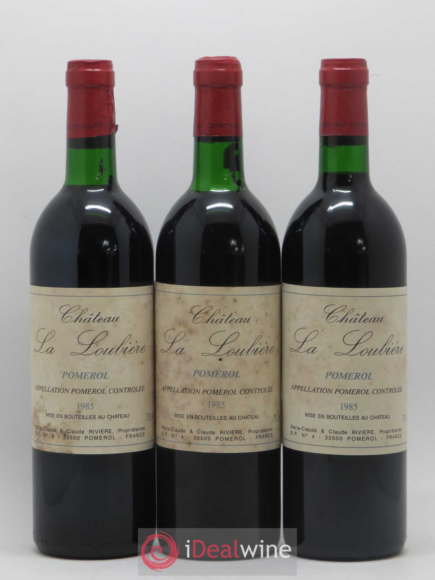 Château la Loubière (sans prix de réserve) 1985 - Lot de 12 bouteilles - 1