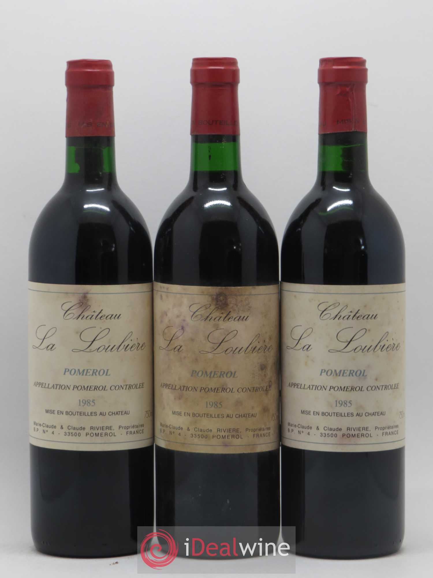 Château la Loubière (sans prix de réserve) 1985 - Lot de 12 bouteilles - 3