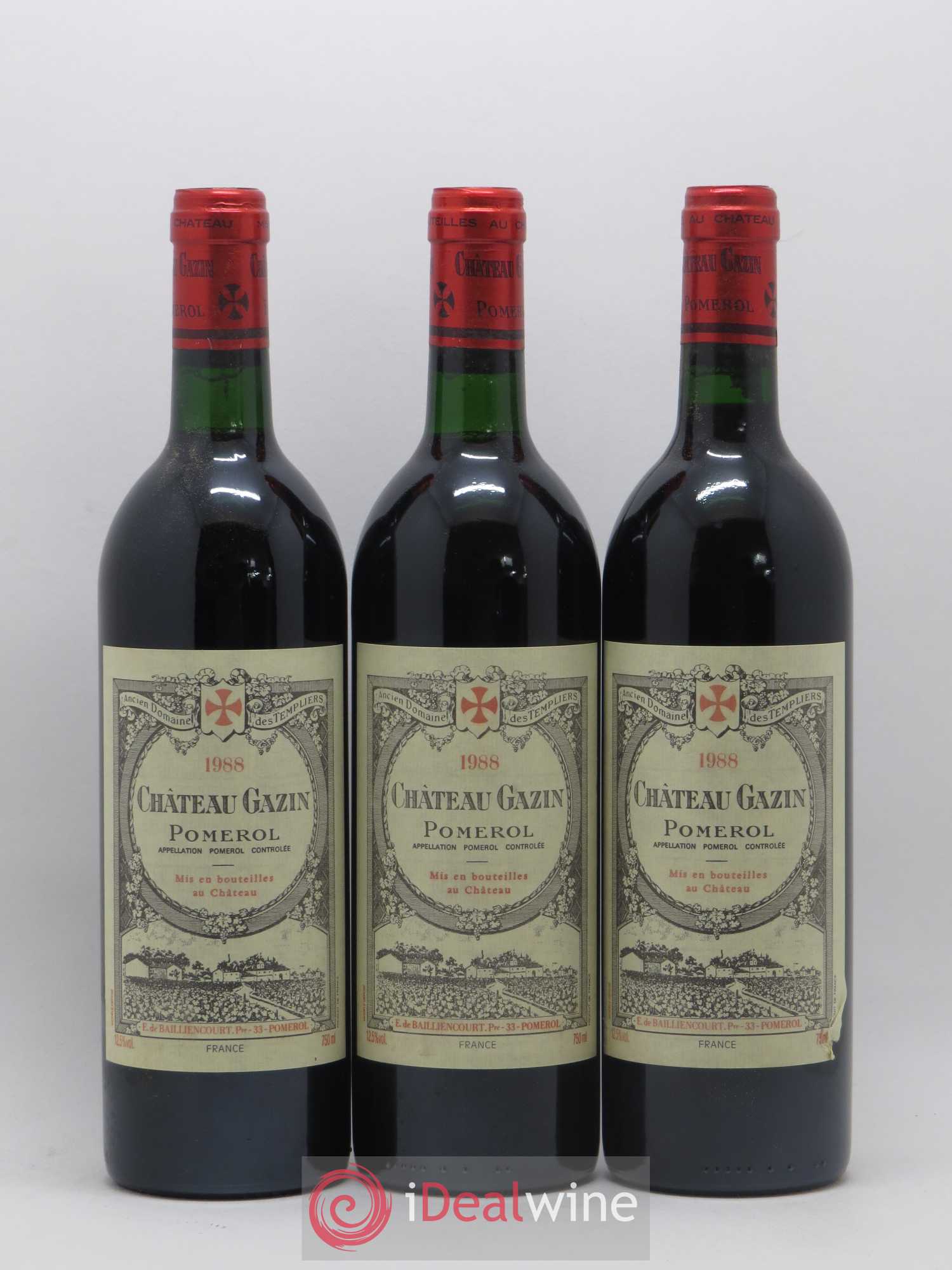 Château Gazin 1988 - Lot de 12 bouteilles - 4