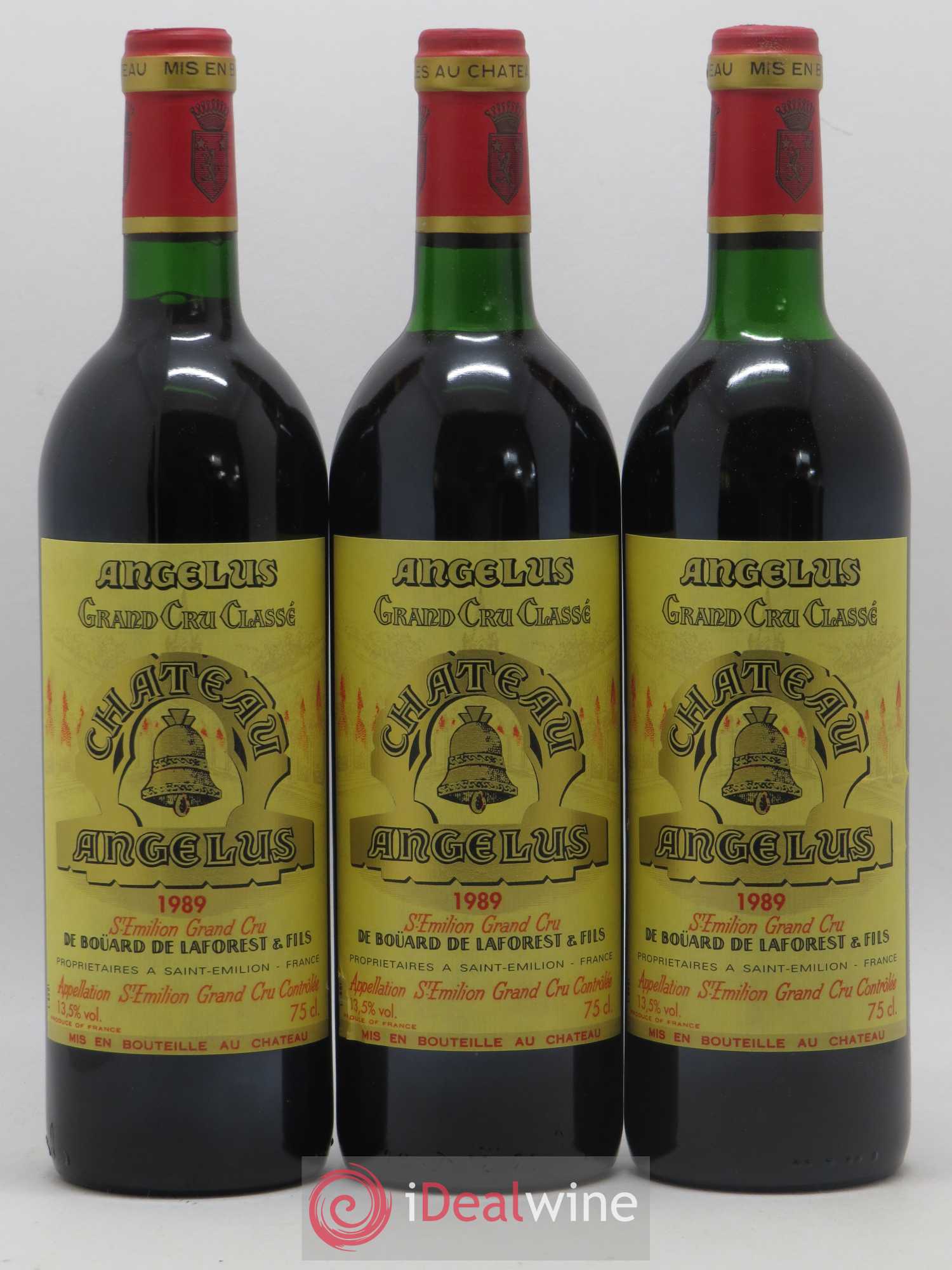 Château Angélus 1er Grand Cru Classé A 1989 - Lot de 12 bouteilles - 2