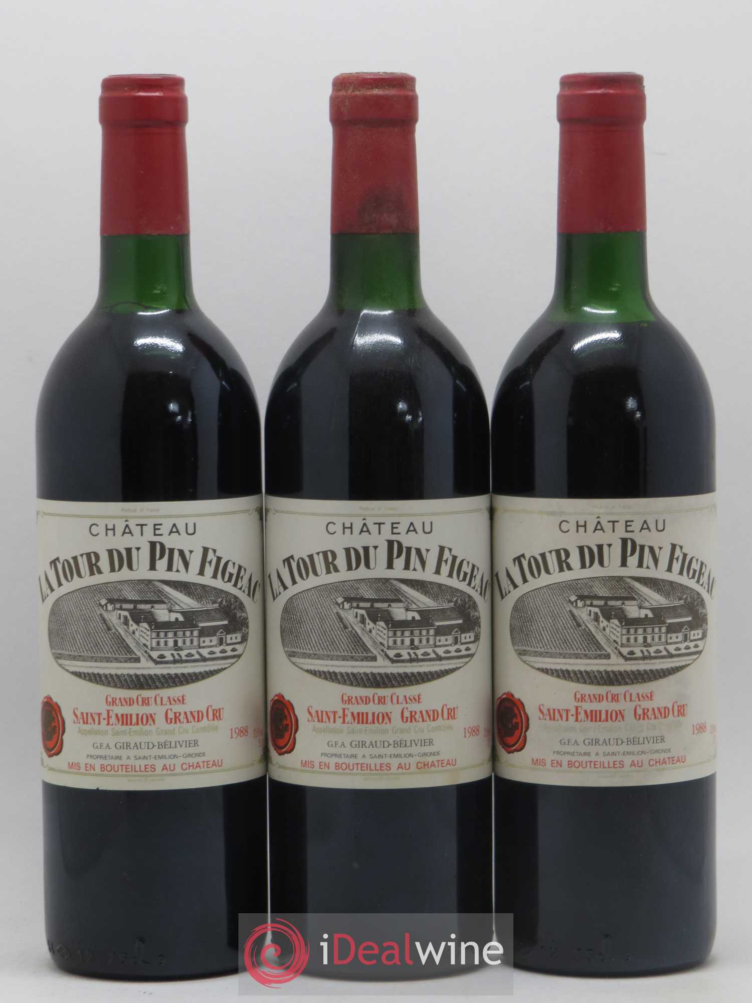 Château la Tour du Pin Figeac 1988 - Lot de 12 bouteilles - 2