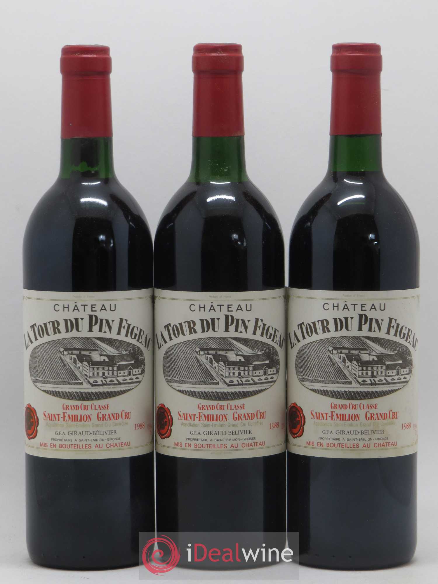 Château la Tour du Pin Figeac 1988 - Lot de 12 bouteilles - 4