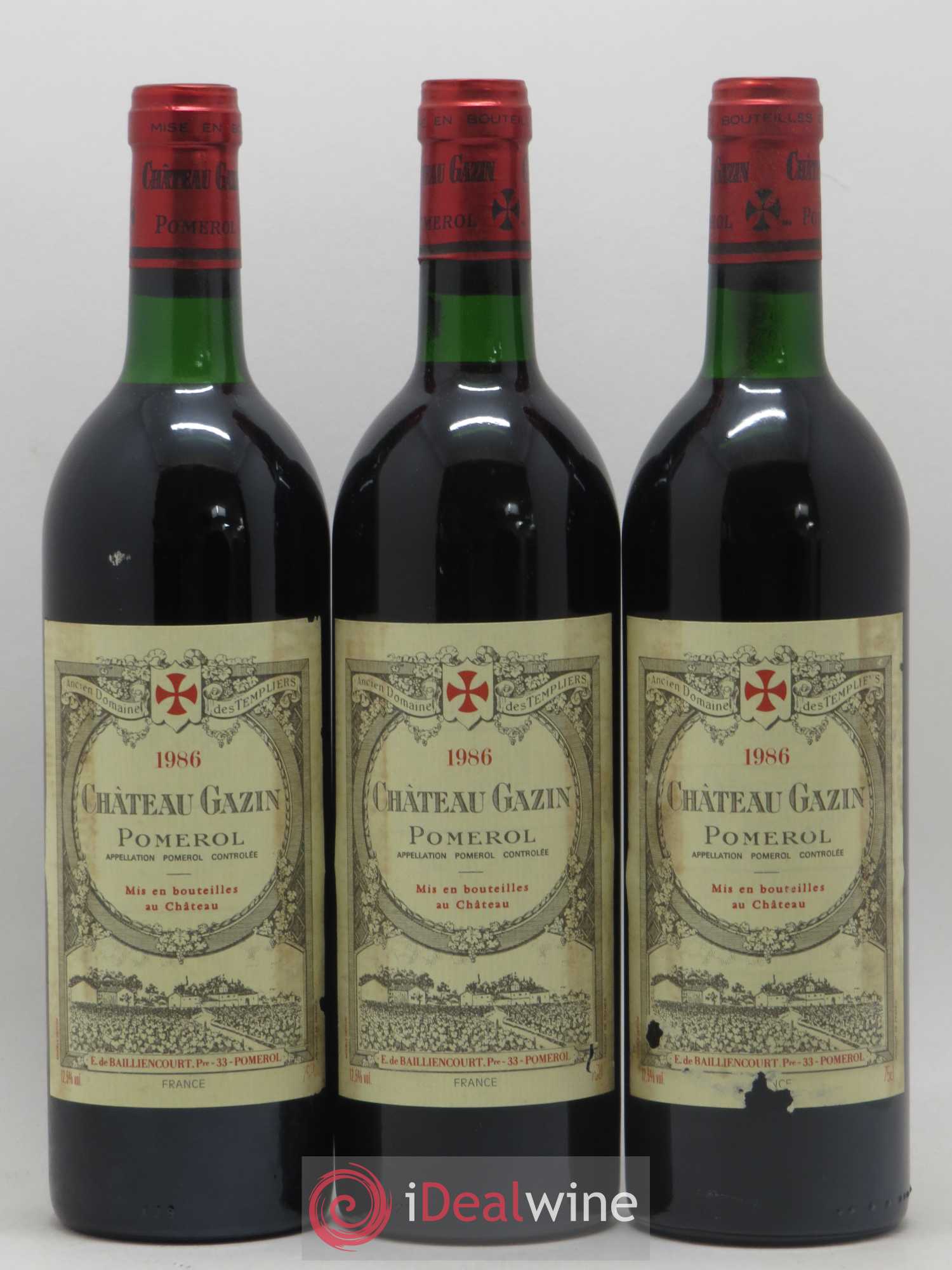 Château Gazin 1986 - Lot de 12 bouteilles - 2
