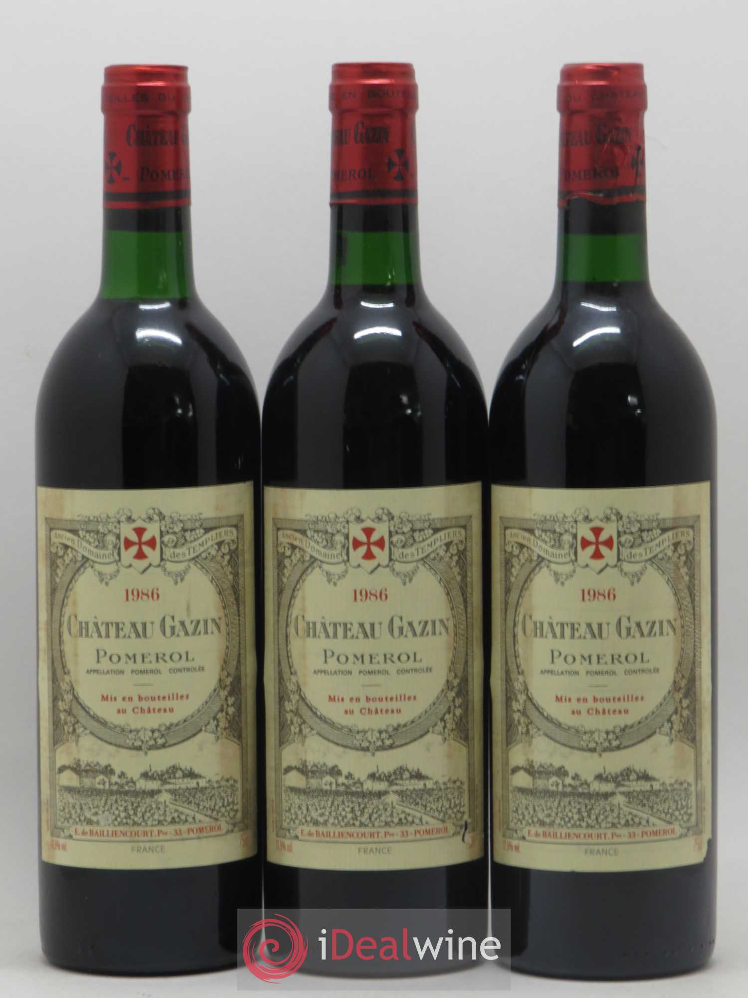 Château Gazin 1986 - Lot de 12 bouteilles - 3