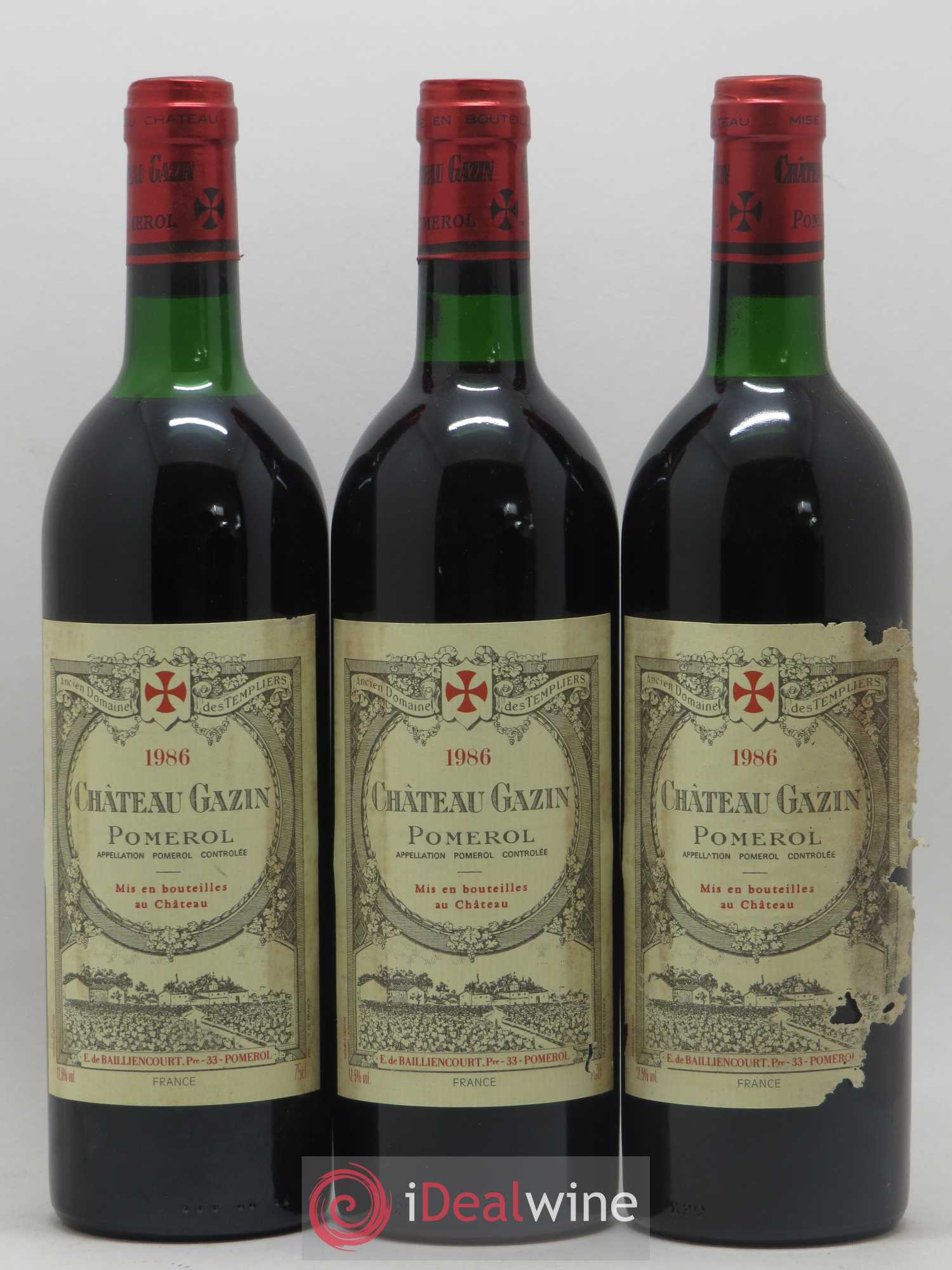 Château Gazin 1986 - Lot de 12 bouteilles - 4