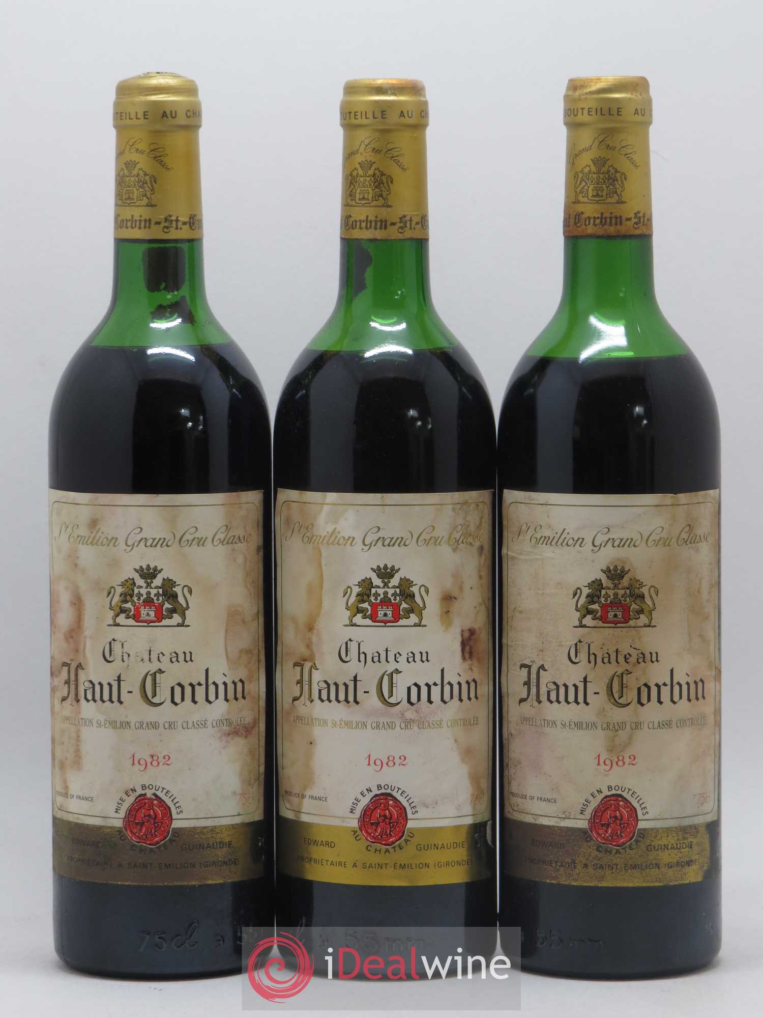 Château Haut Corbin Grand Cru (sans prix de réserve) 1982 - Lot de 12 bouteilles - 3