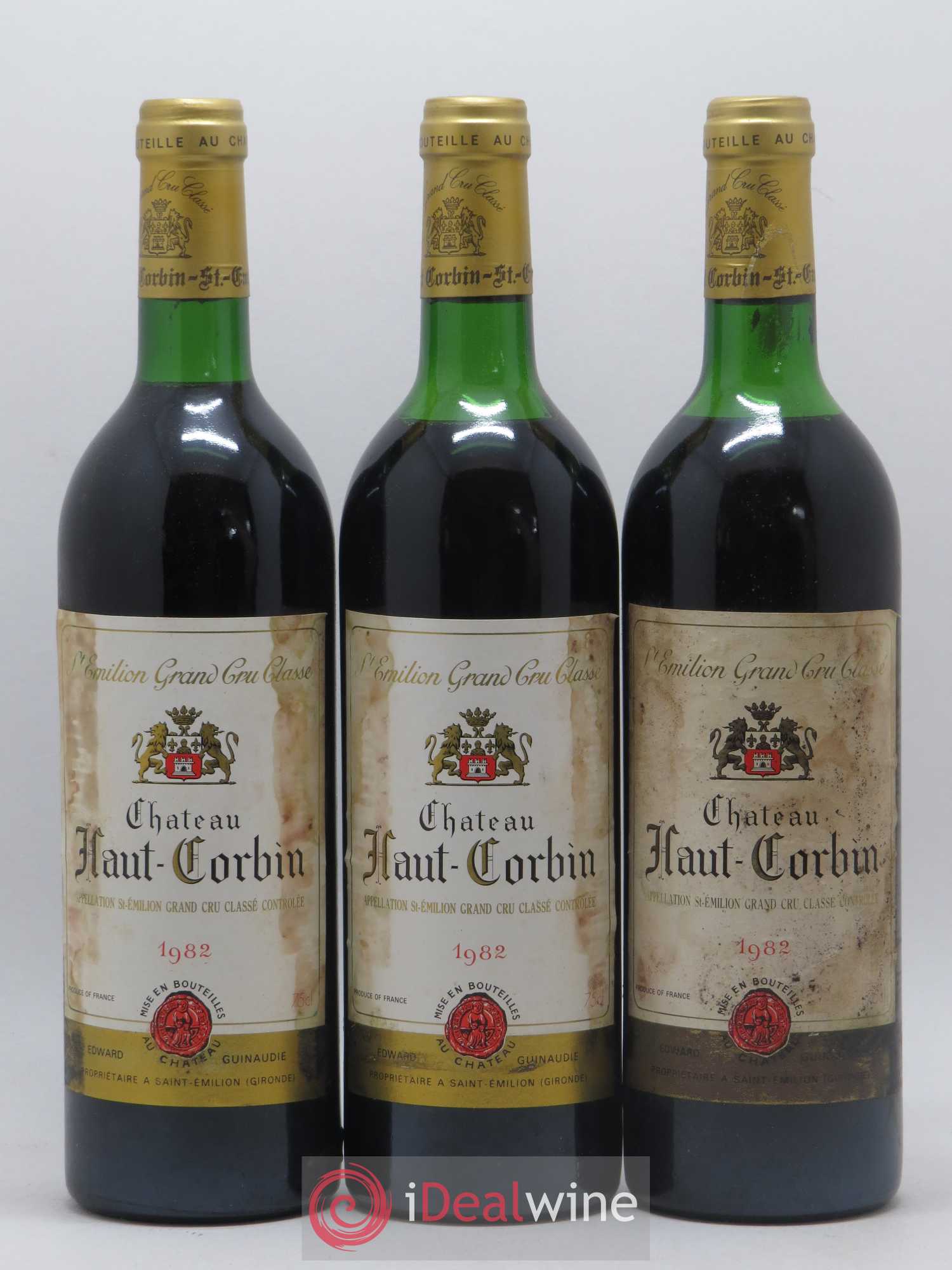 Château Haut Corbin Grand Cru (sans prix de réserve) 1982 - Lot de 12 bouteilles - 4