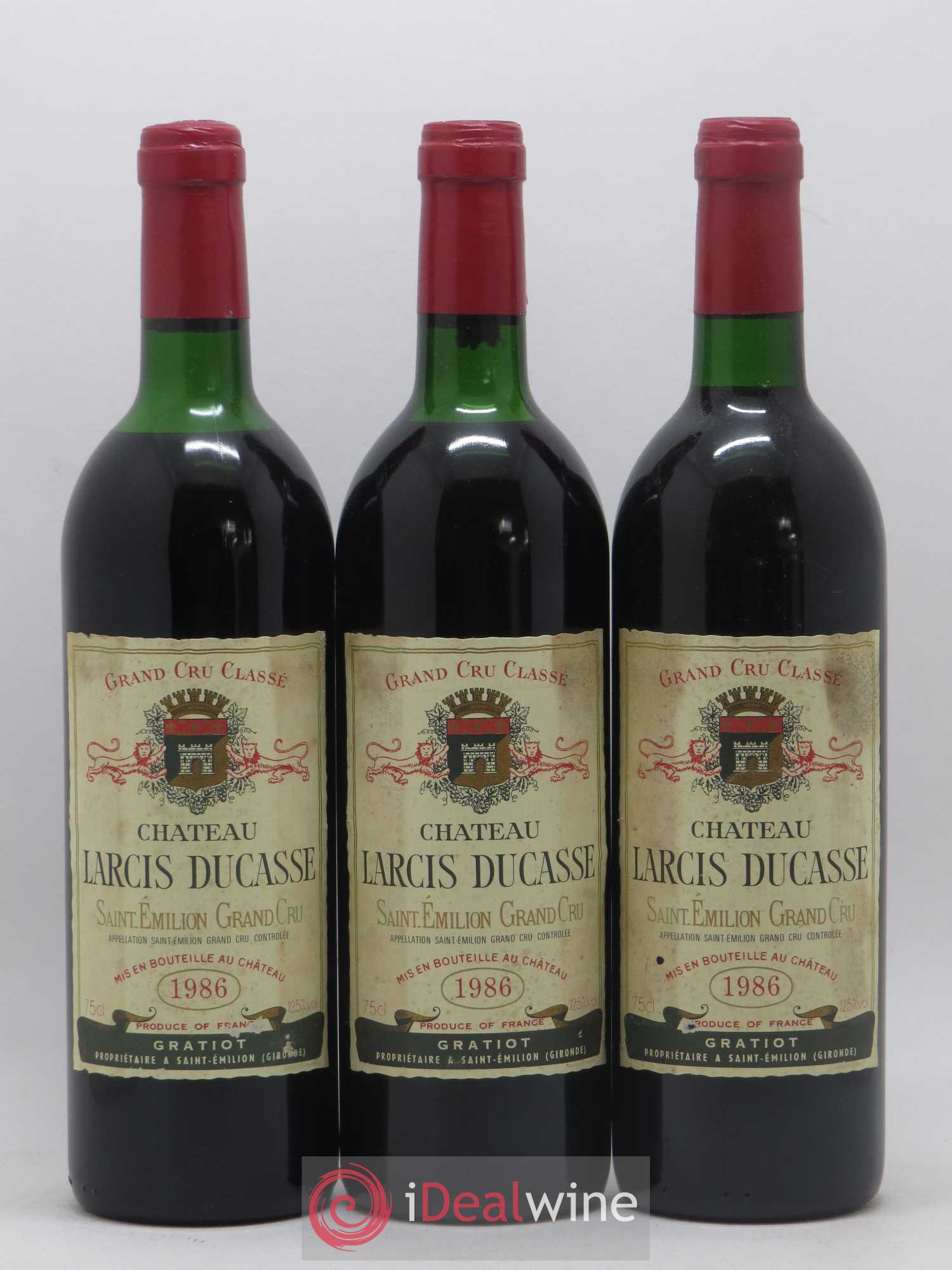 Château Larcis Ducasse 1er Grand Cru Classé B 1986 - Lot de 12 bouteilles - 3
