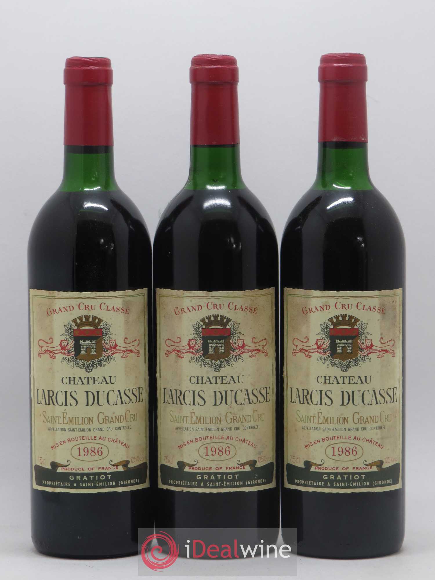 Château Larcis Ducasse 1er Grand Cru Classé B 1986 - Lot de 12 bouteilles - 4