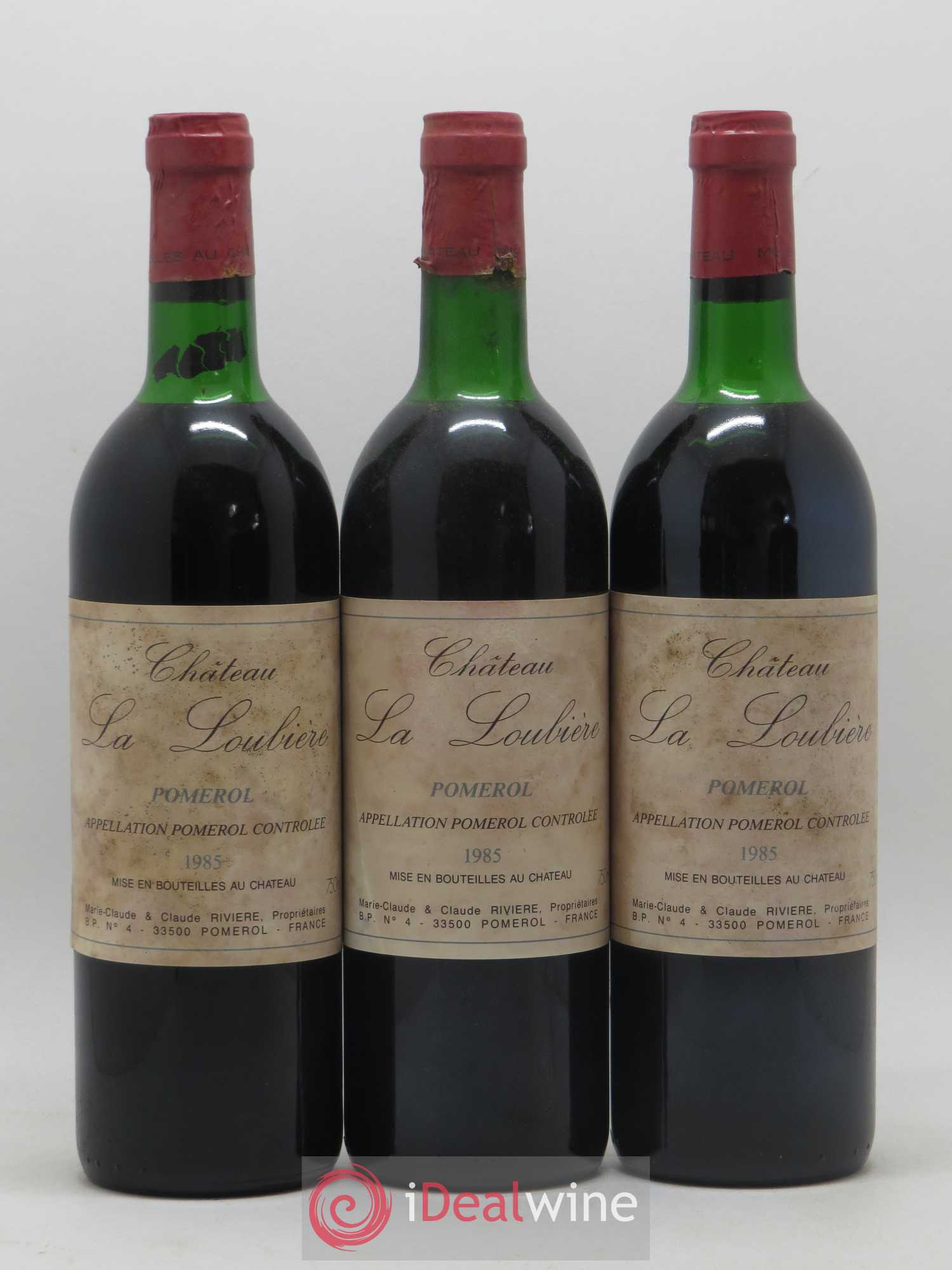 Château la Loubière (sans prix de réserve) 1985 - Lot de 12 bouteilles - 1