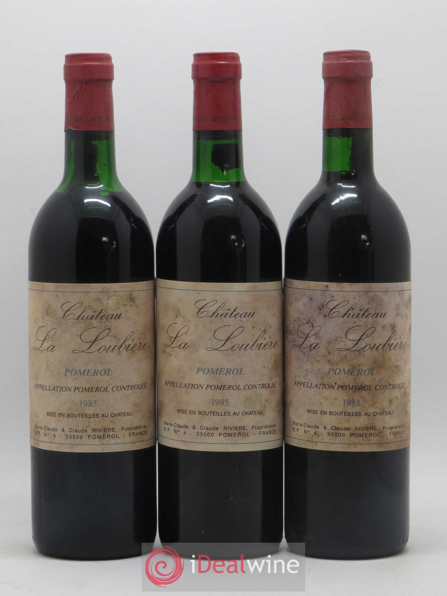 Château la Loubière (sans prix de réserve) 1985 - Lot de 12 bouteilles - 3