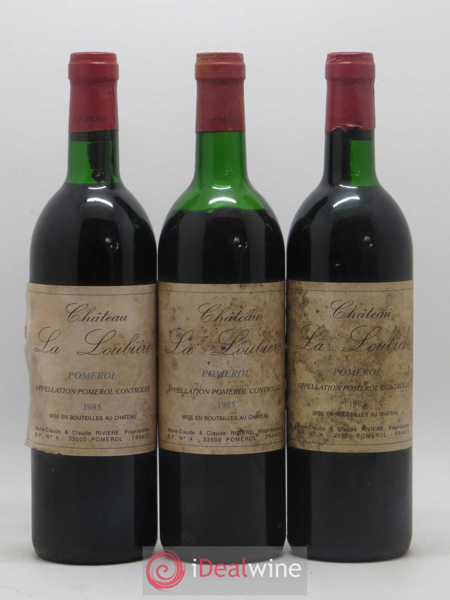Château la Loubière (sans prix de réserve) 1985 - Lot de 12 bouteilles - 4