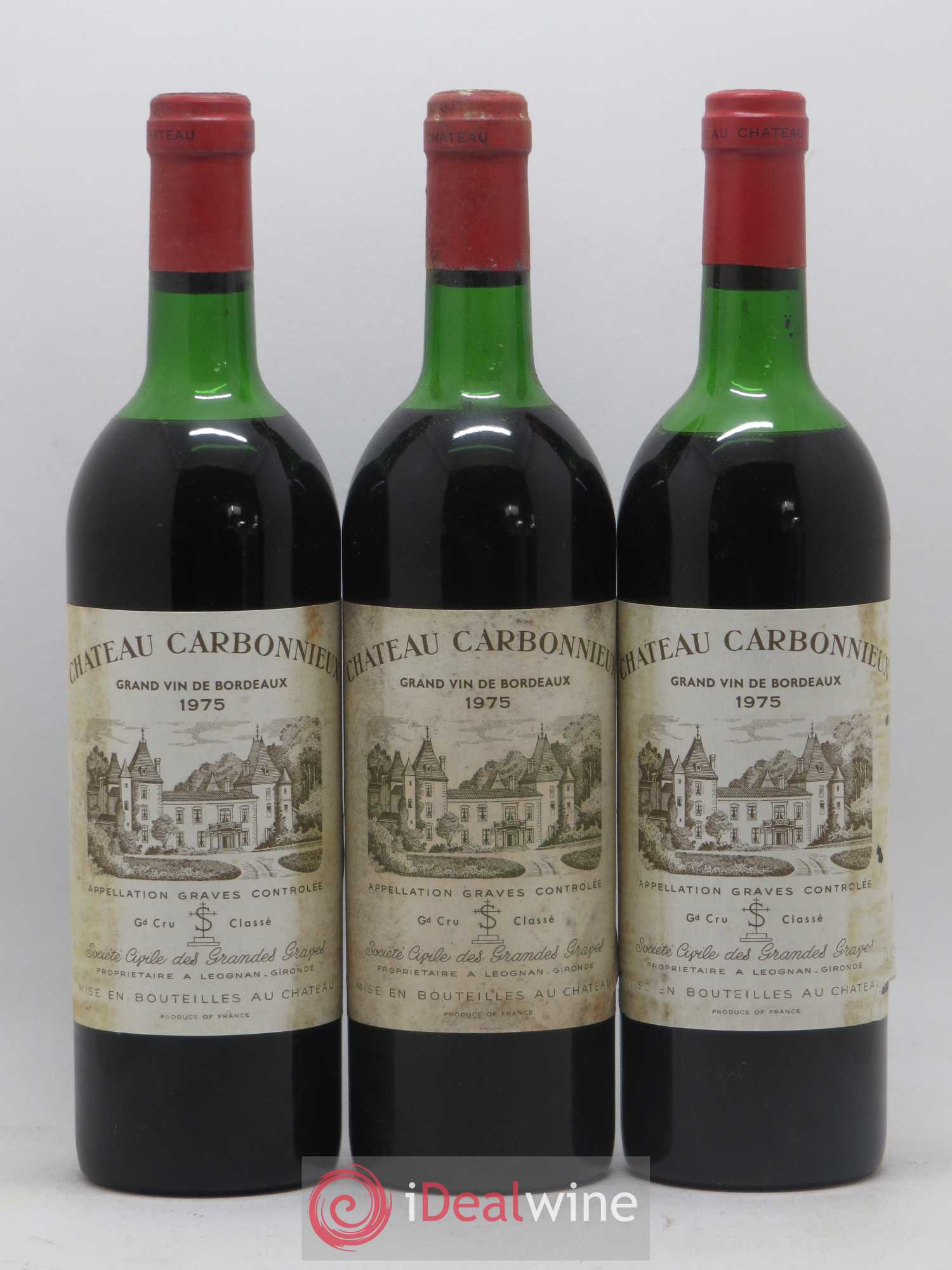 Château Carbonnieux Cru Classé de Graves (sans prix de réserve) 1975 - Lot de 12 bouteilles - 3