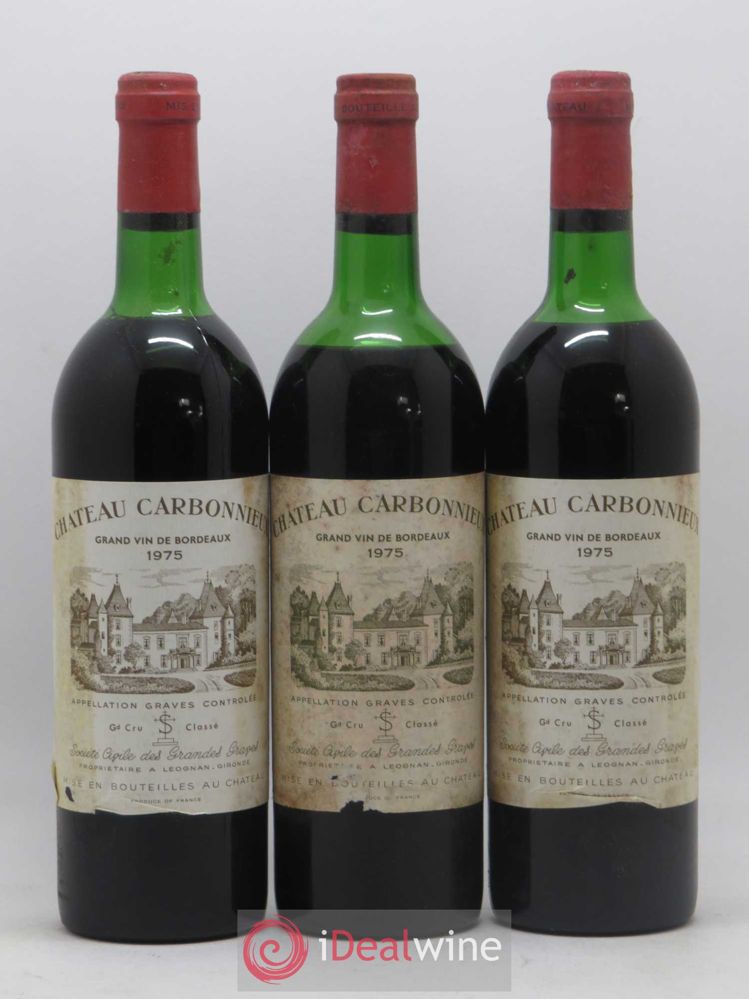 Château Carbonnieux Cru Classé de Graves (sans prix de réserve) 1975 - Lot de 12 bouteilles - 4