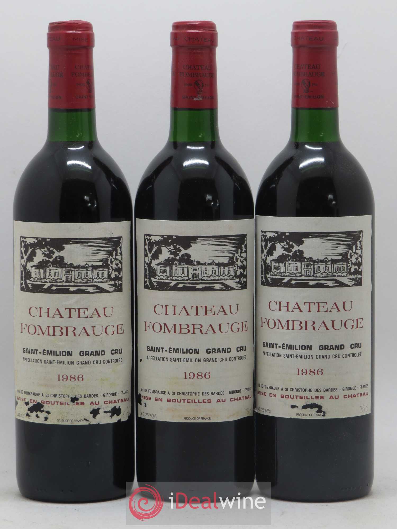 Château Fombrauge Grand Cru Classé 1986 - Lot de 12 bouteilles - 3