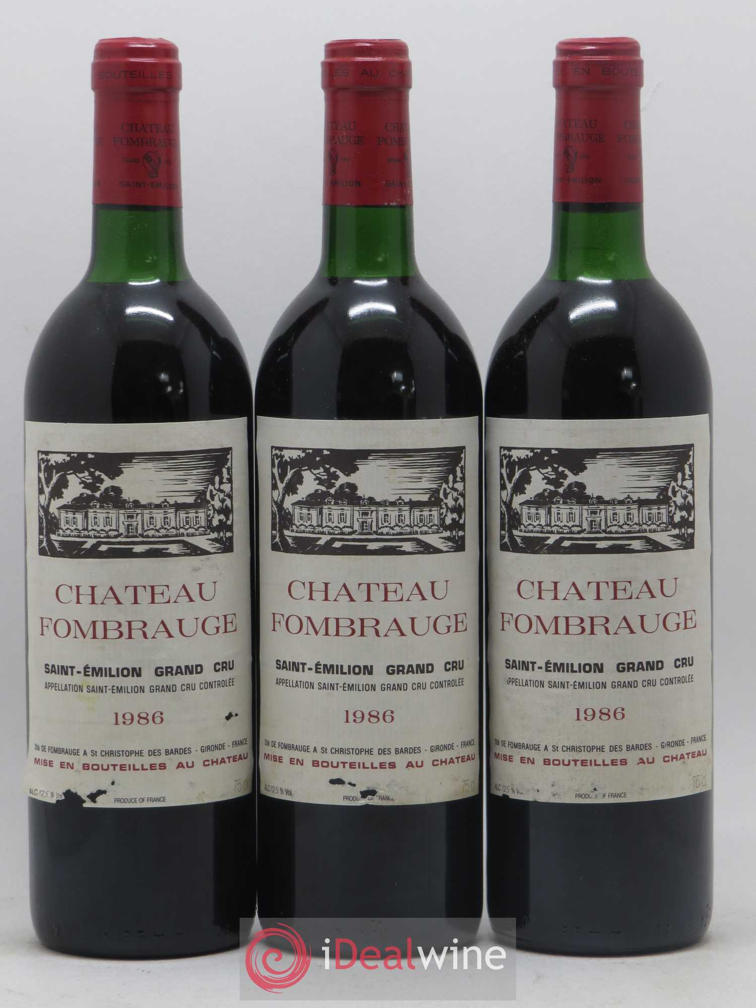 Château Fombrauge Grand Cru Classé 1986 - Lot de 12 bouteilles - 4