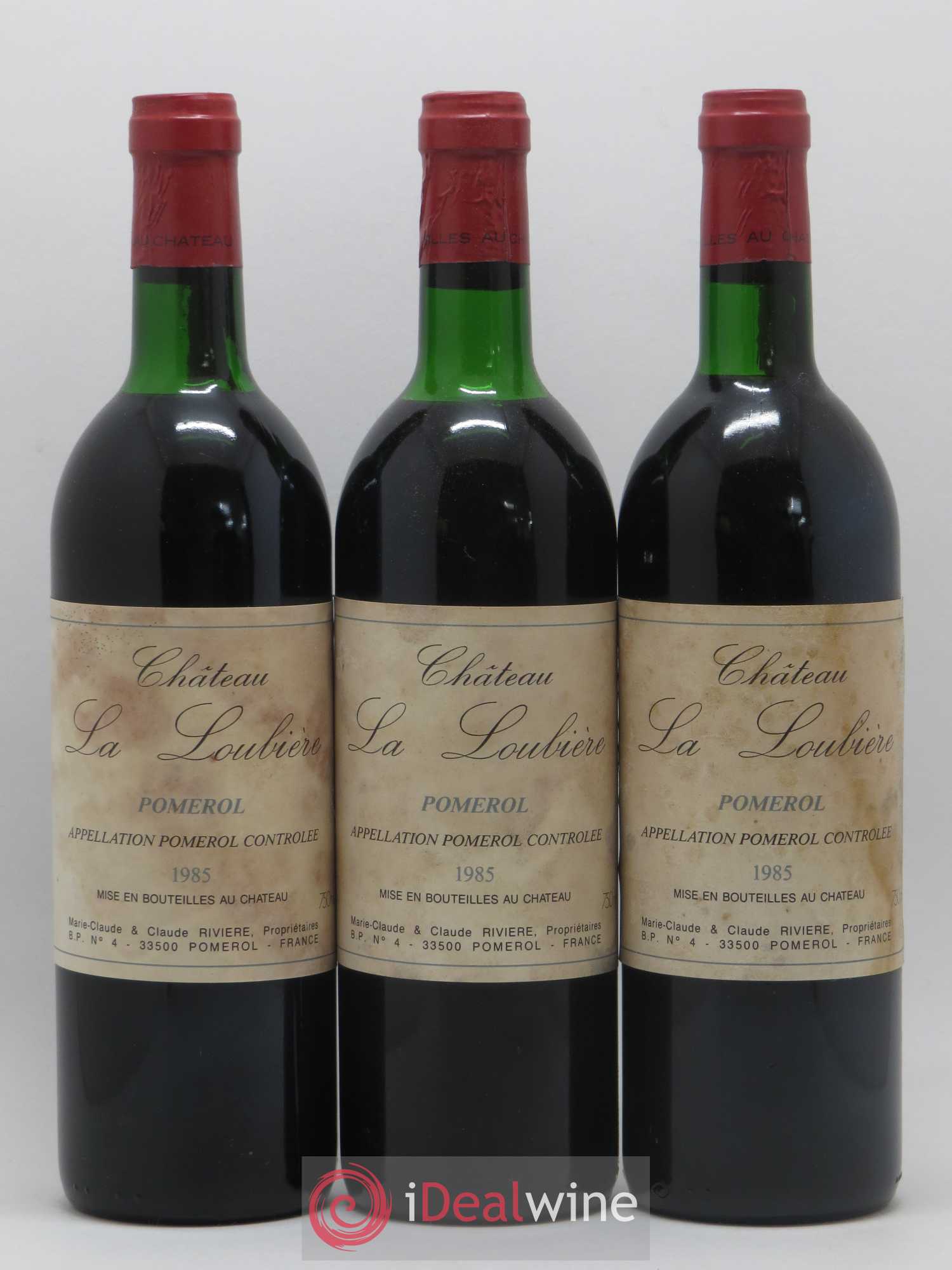 Château la Loubière (sans prix de réserve) 1985 - Lot de 12 bouteilles - 1