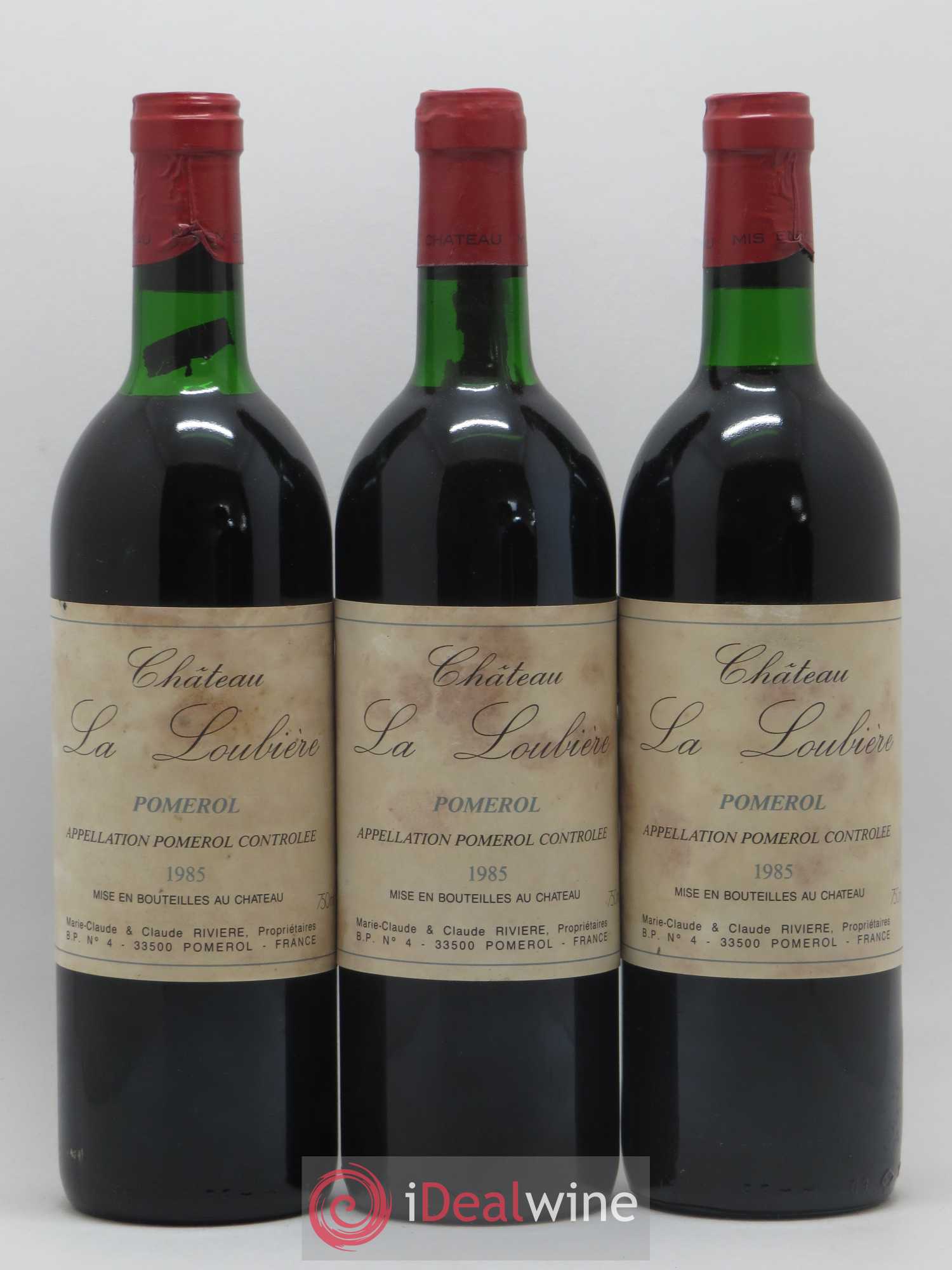 Château la Loubière (sans prix de réserve) 1985 - Lot de 12 bouteilles - 4