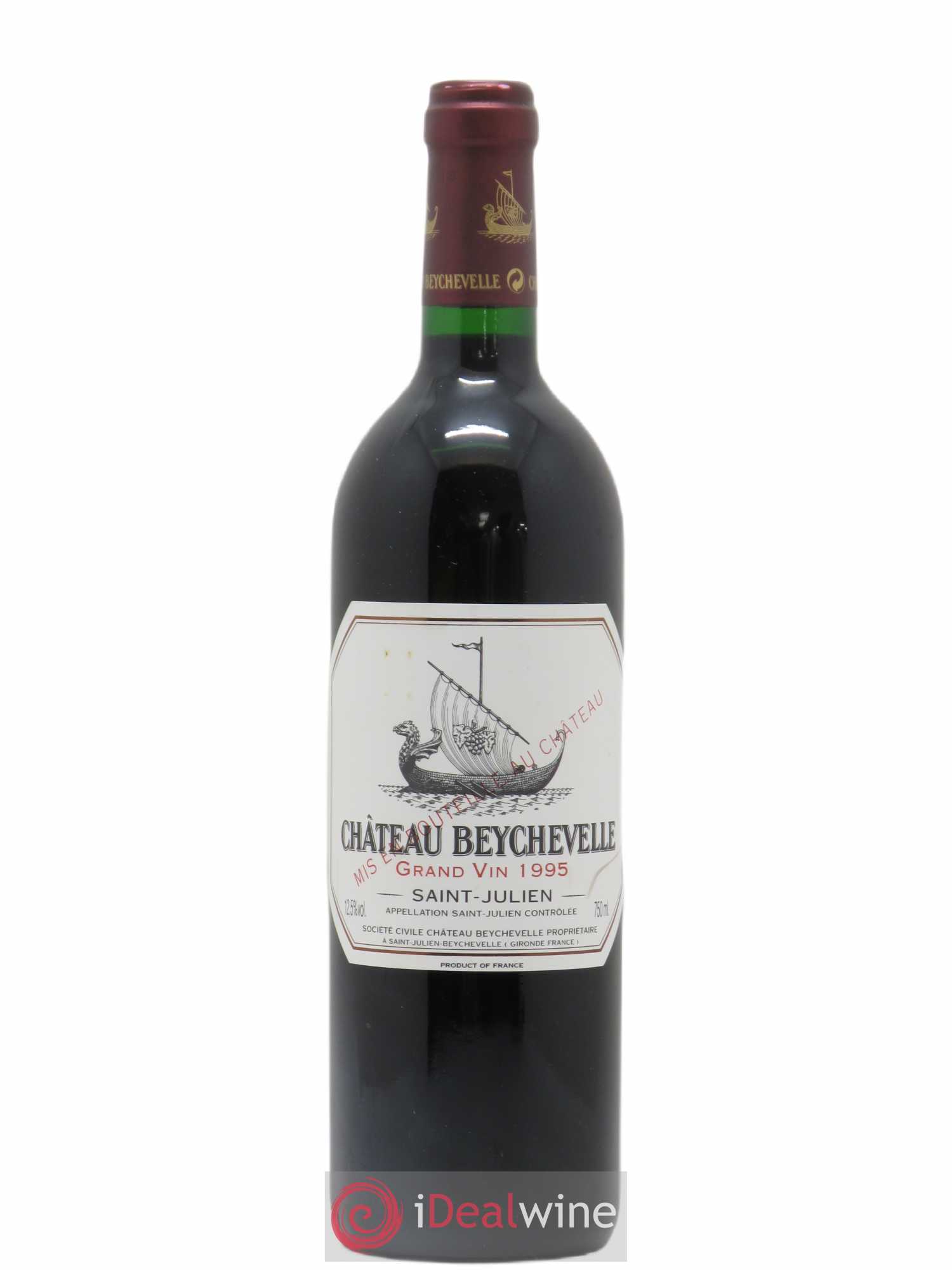 Château Beychevelle 4ème Grand Cru Classé 1995 - Lot de 1 bouteille - 0