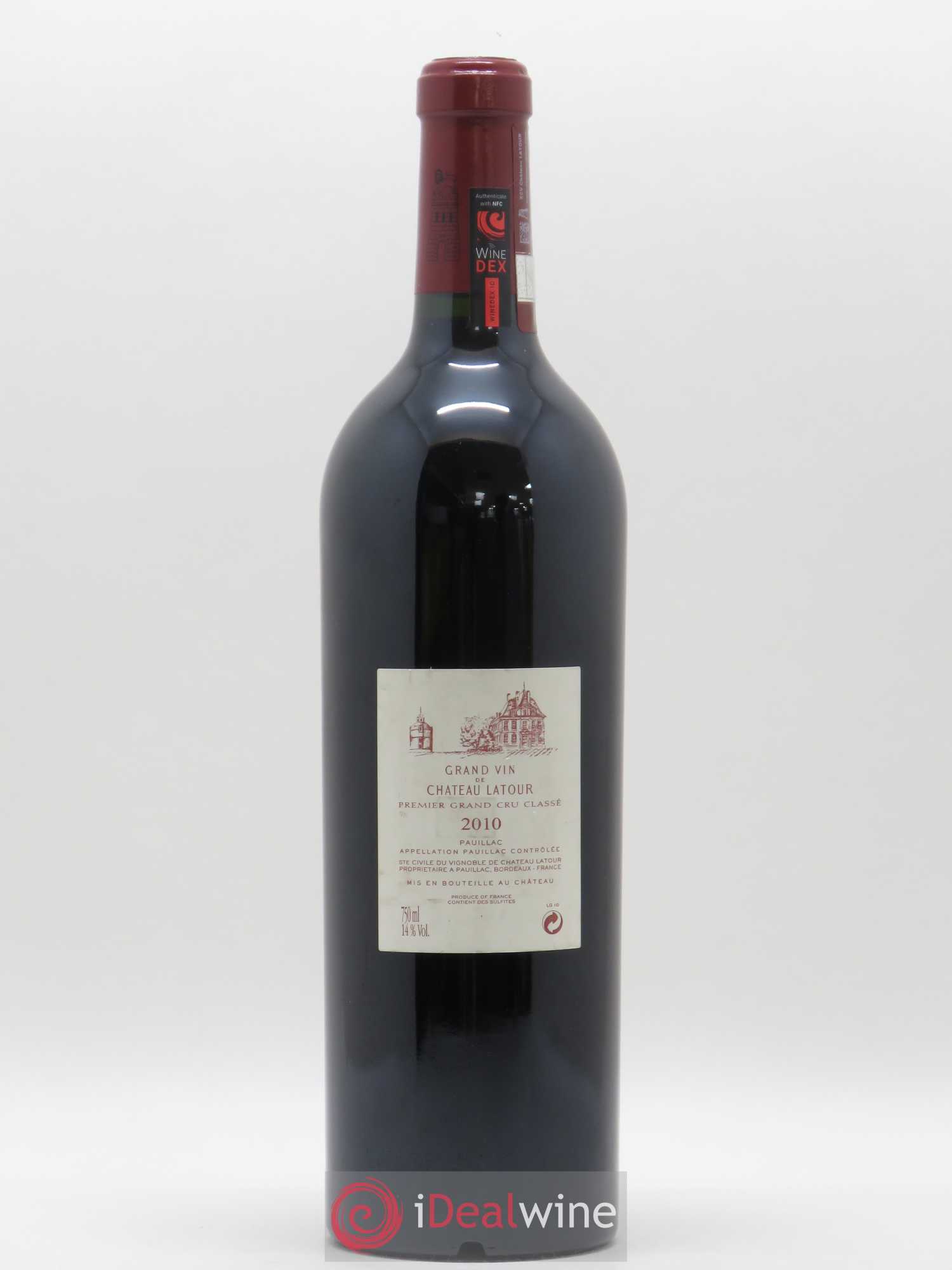 Château Latour 1er Grand Cru Classé 2010 - Lot de 1 bouteille - 1