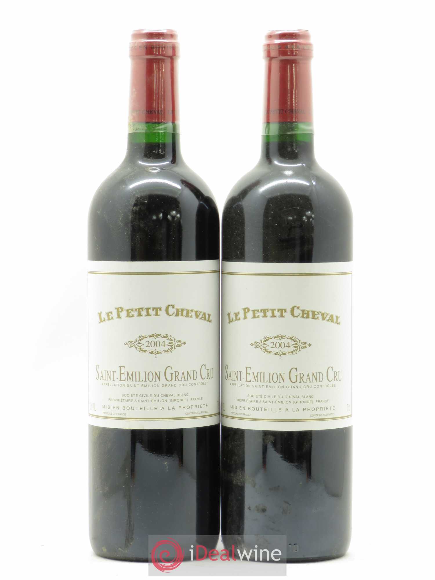 Le Petit Cheval Second Vin 2004 - Lot de 2 bouteilles - 0