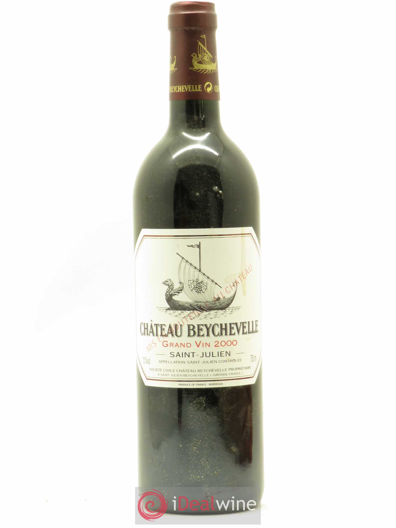 Château Beychevelle 4ème Grand Cru Classé 2000 - Lot de 1 bouteille - 0