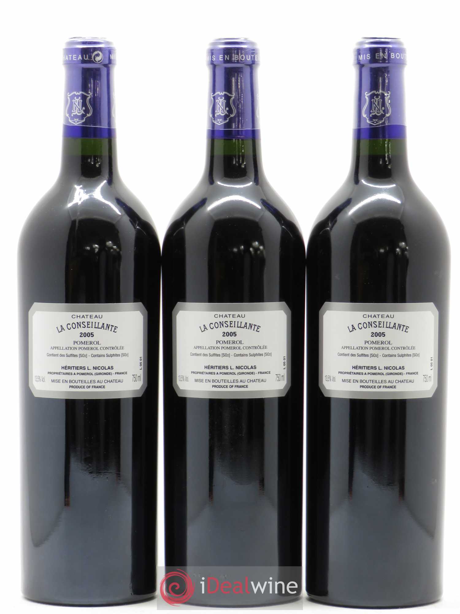 Château la Conseillante 2005 - Lot de 12 bouteilles - 4