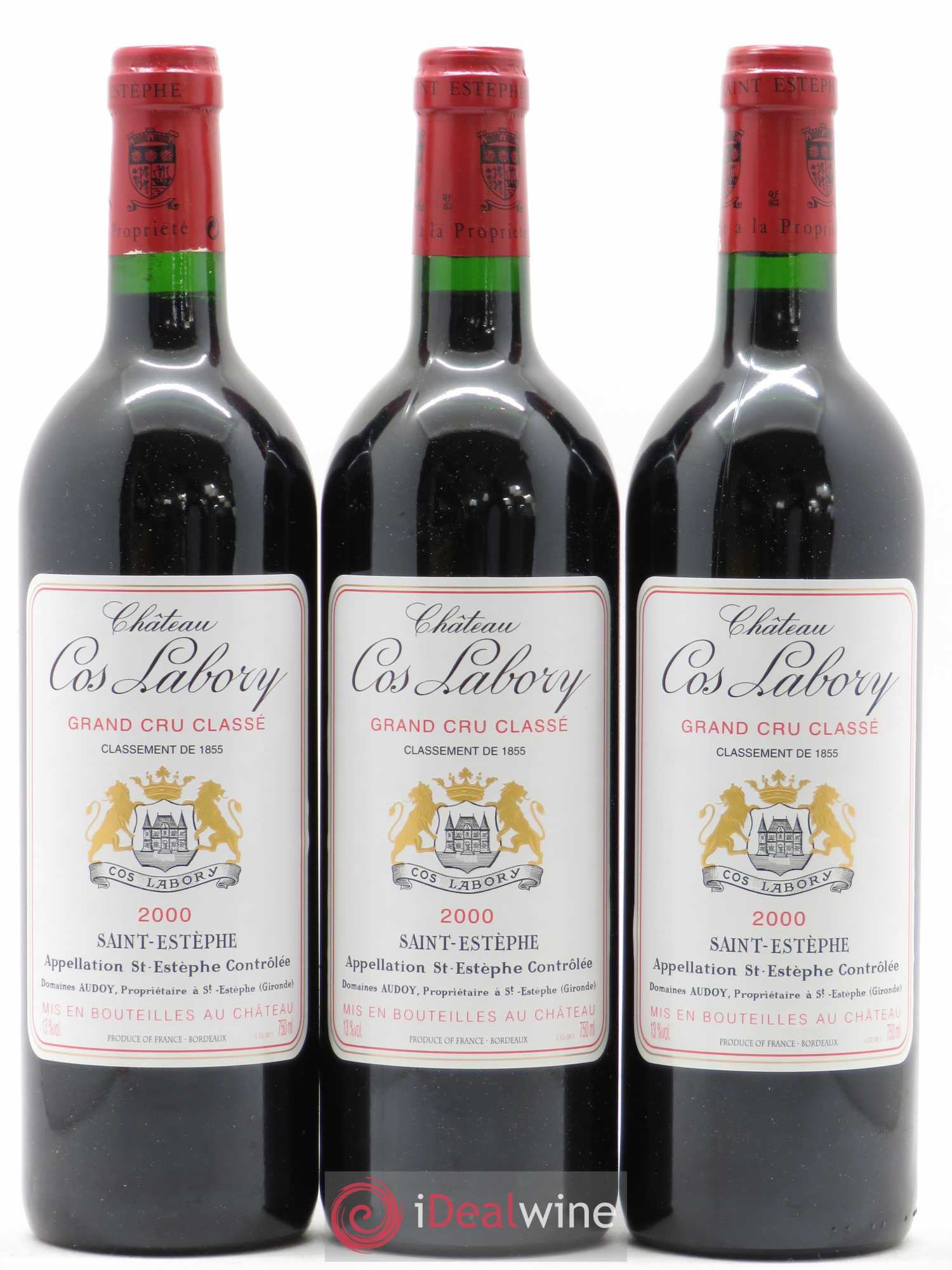 Château Cos Labory 5ème Grand Cru Classé 2000 - Lot de 12 bouteilles - 1