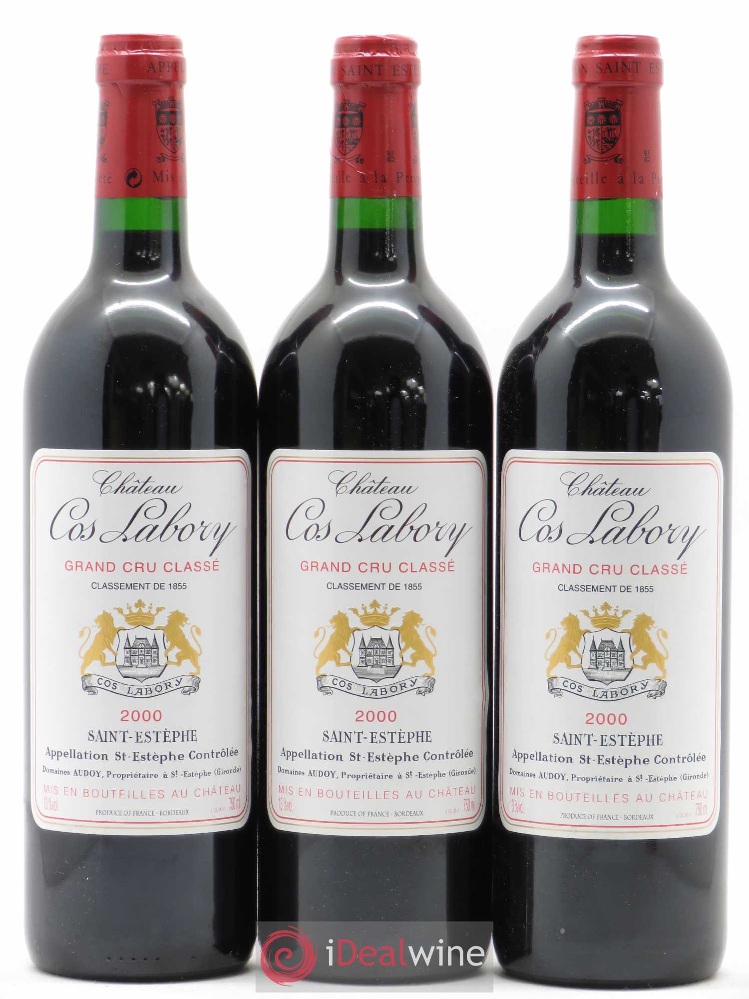 Château Cos Labory 5ème Grand Cru Classé 2000 - Lot de 12 bouteilles - 2