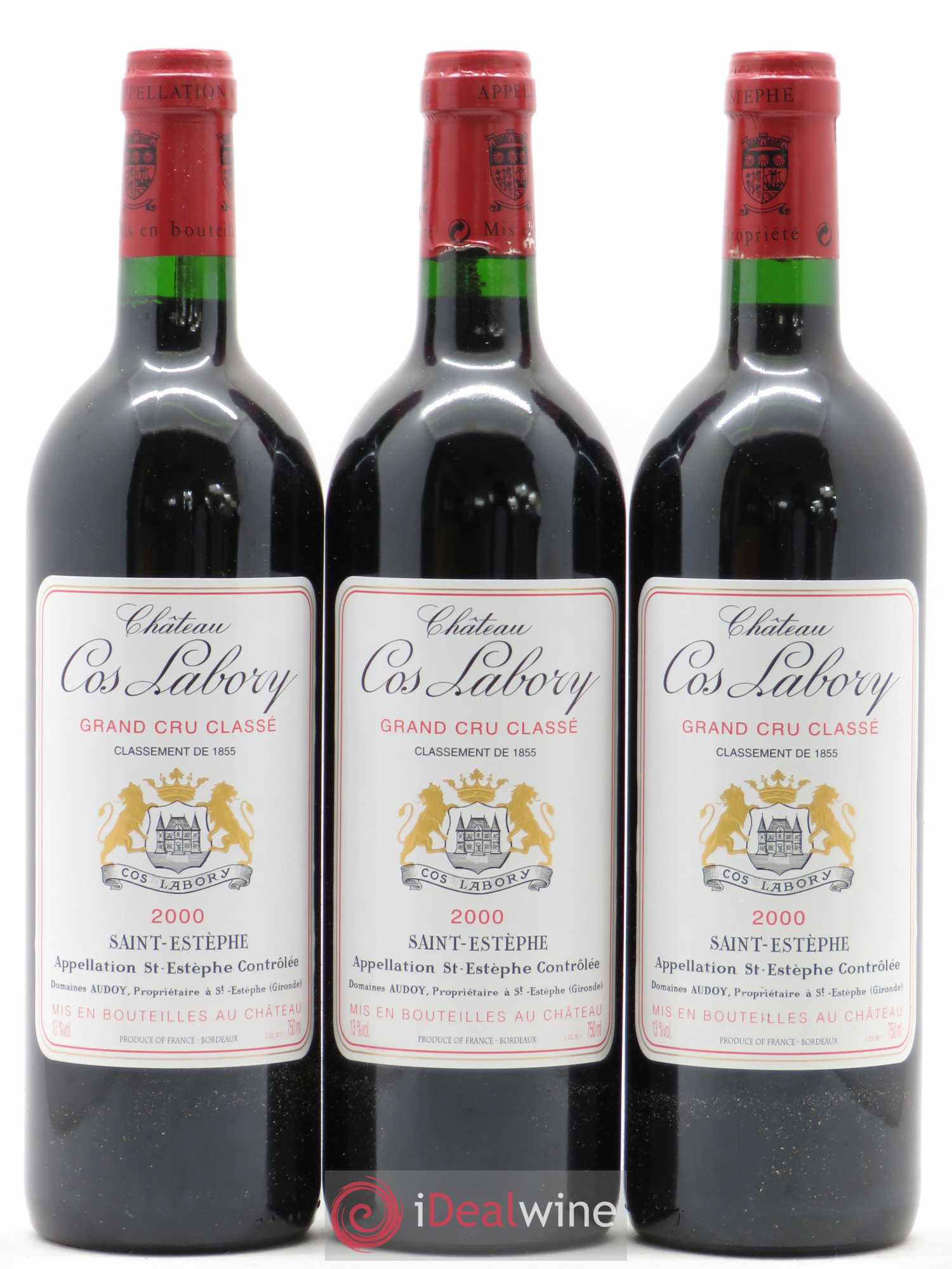 Château Cos Labory 5ème Grand Cru Classé 2000 - Lot de 12 bouteilles - 3