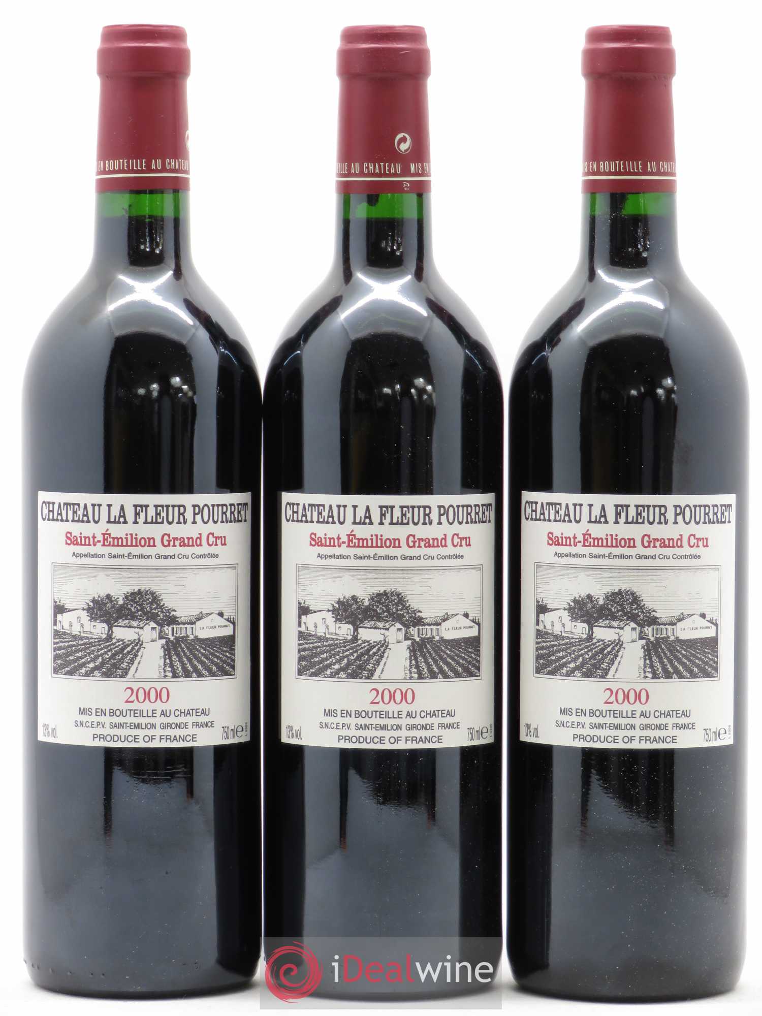 Saint-Émilion Grand Cru Château La Fleur Pourret 2000 - Lot de 12 bouteilles - 4