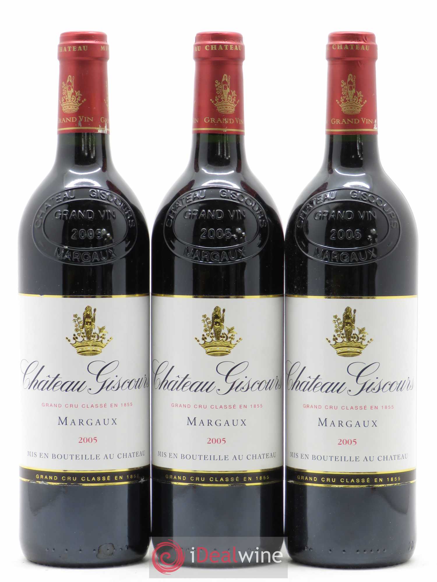 Château Giscours 3ème Grand Cru Classé 2005 - Lot de 3 bouteilles - 0