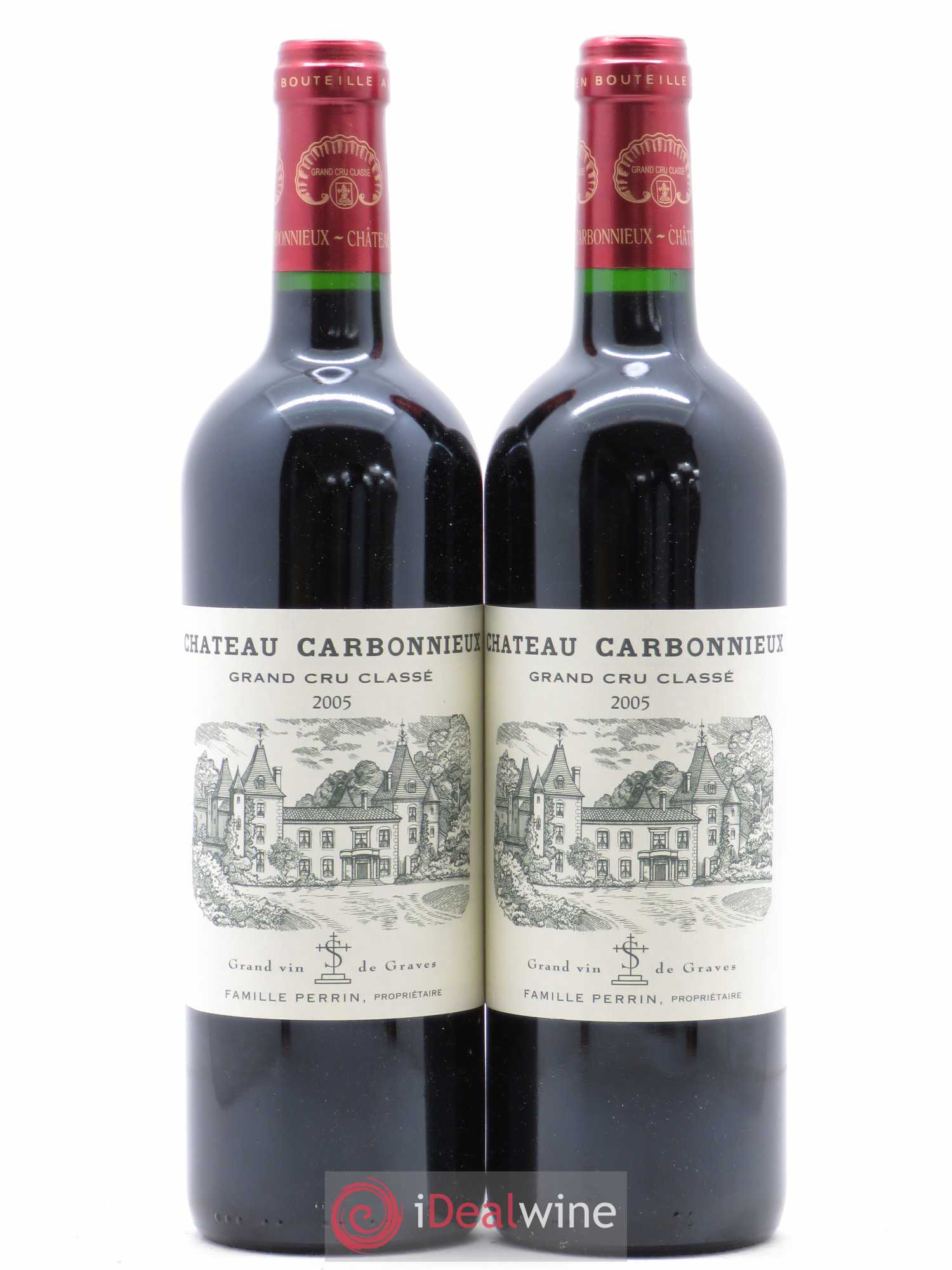 Château Carbonnieux Cru Classé de Graves 2005 - Lot de 2 bouteilles - 0