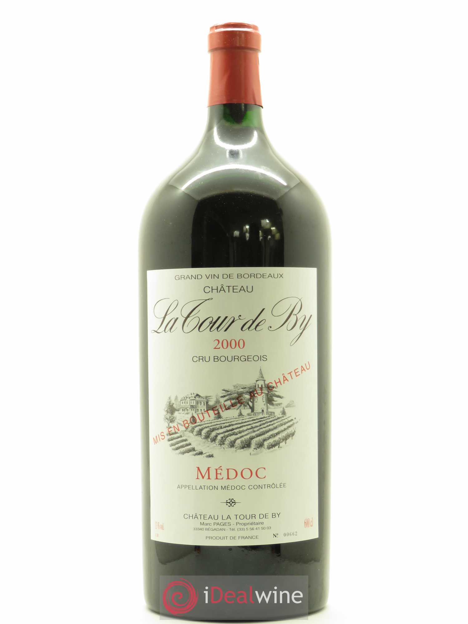 Château La Tour de By Cru Bourgeois 2000 - Lot de 1 impériale - 0